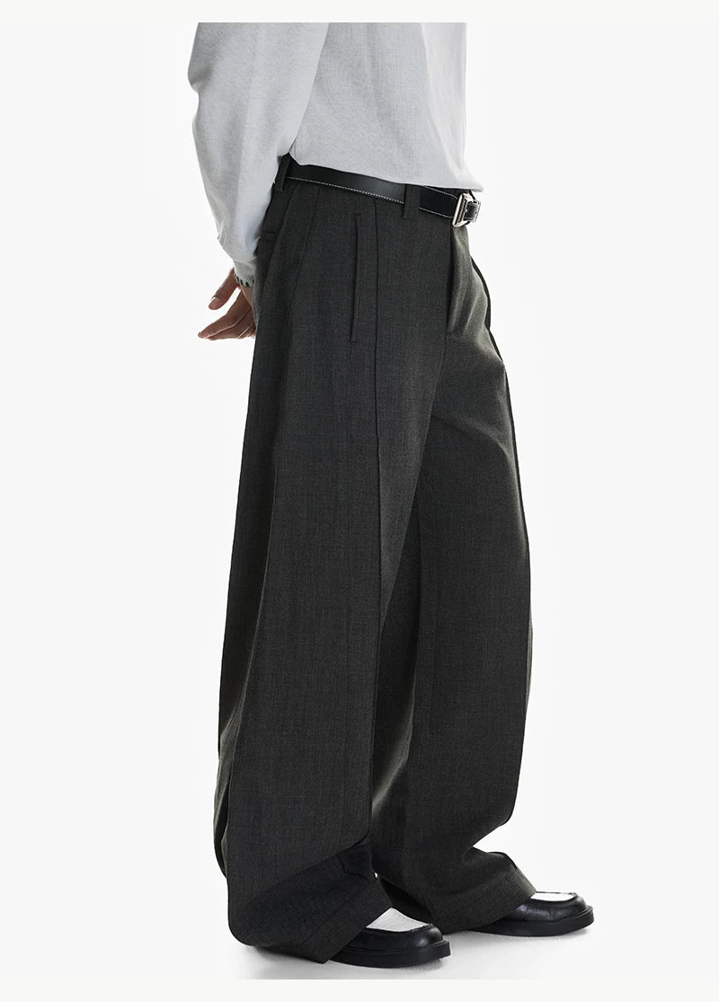 Drape Tailored Wide‑Leg Trousers