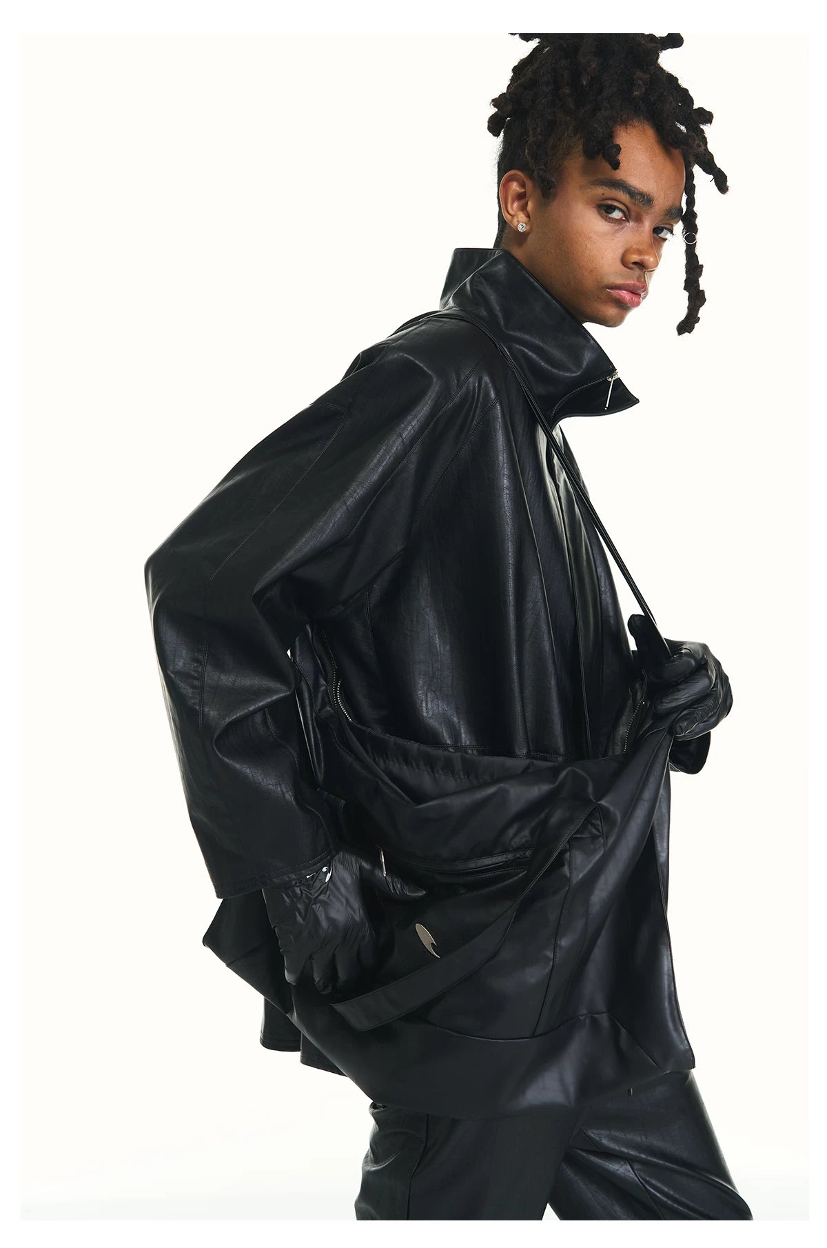 Slouchy Foldover Shoulder Tote Bag