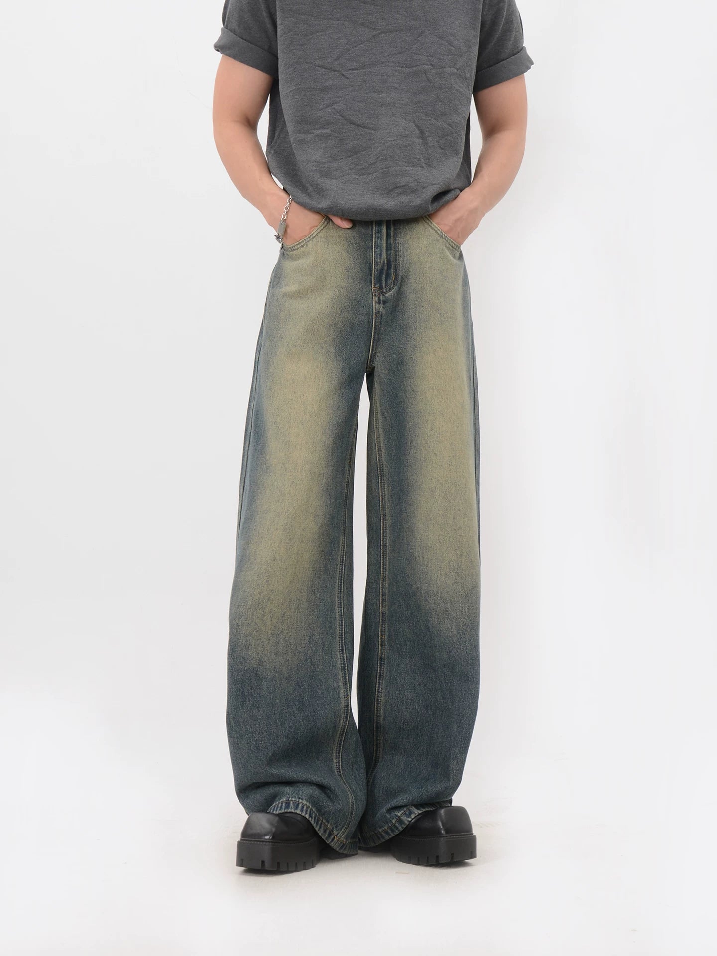 Skyfade Wide Leg Denim