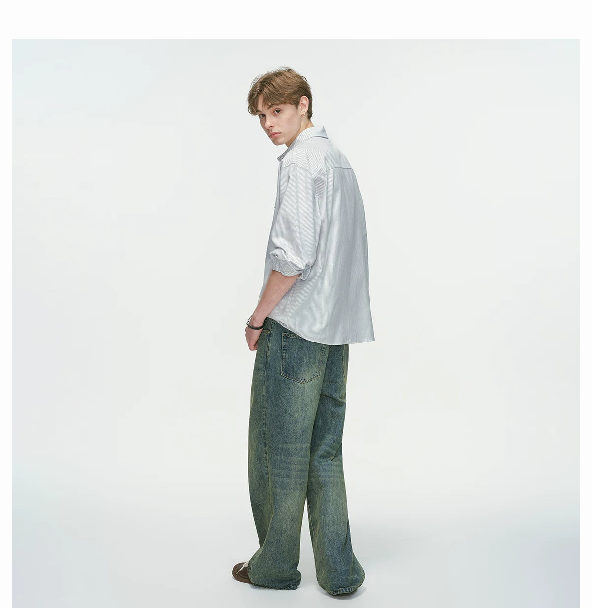 Skyline Pinstripe Utility Shirt