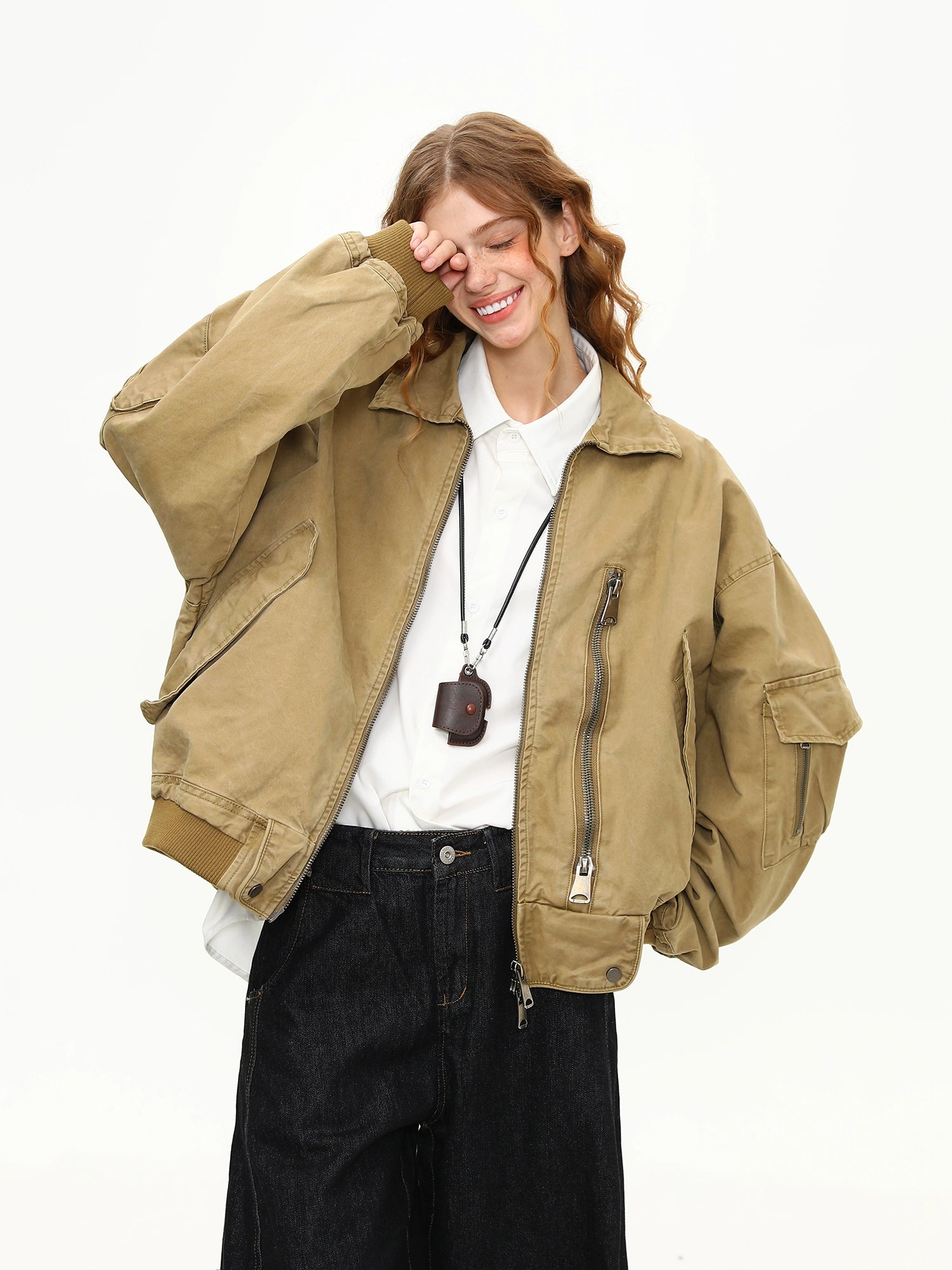 Desert Patrol Utility Bomber Jacket