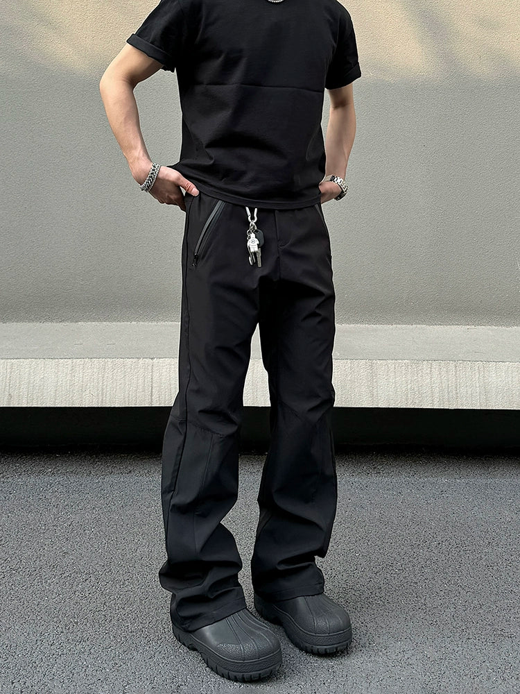 Cipher Jet Black Tech Pants