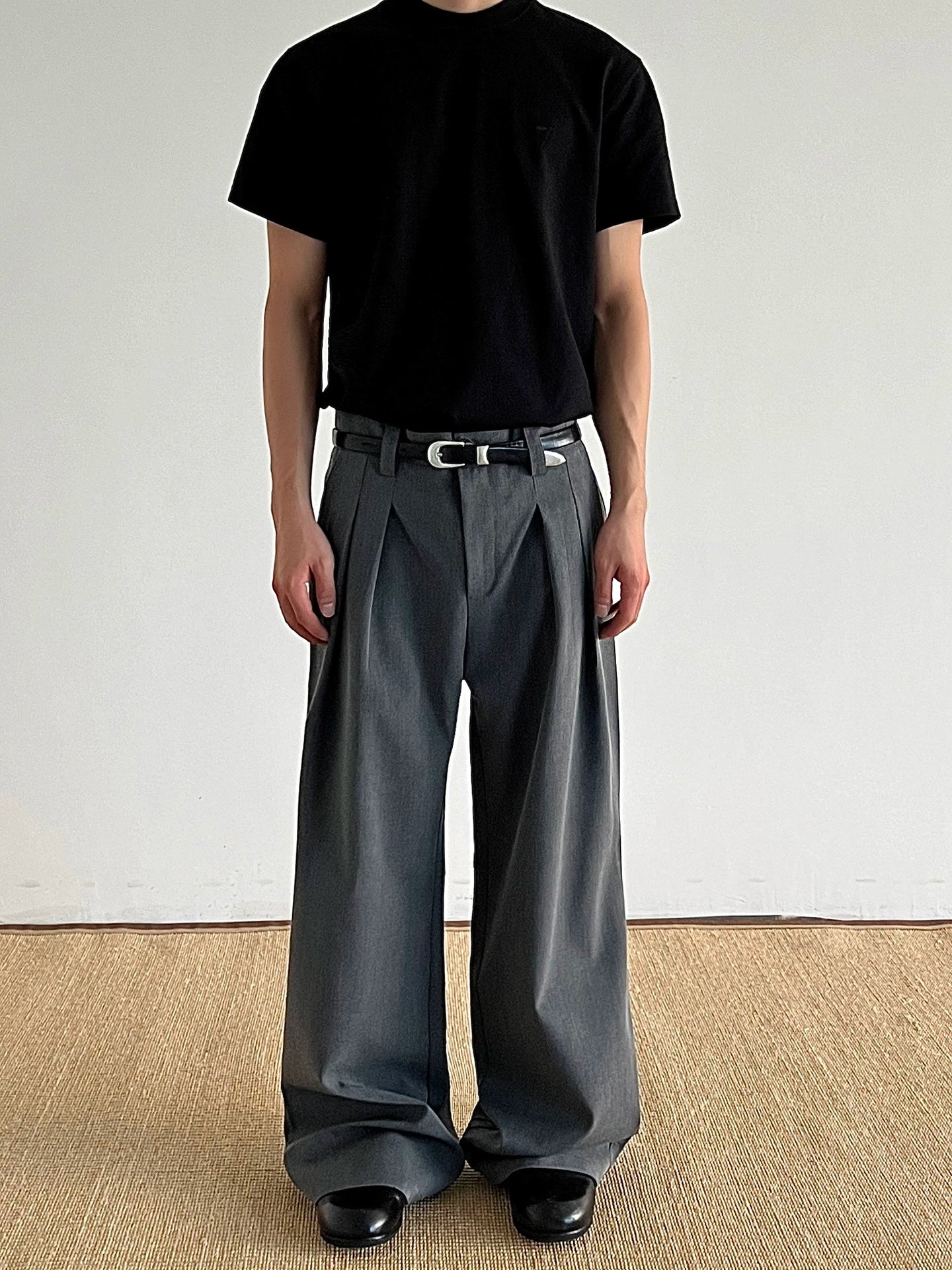 Obsidian Mist Pleated Trousers