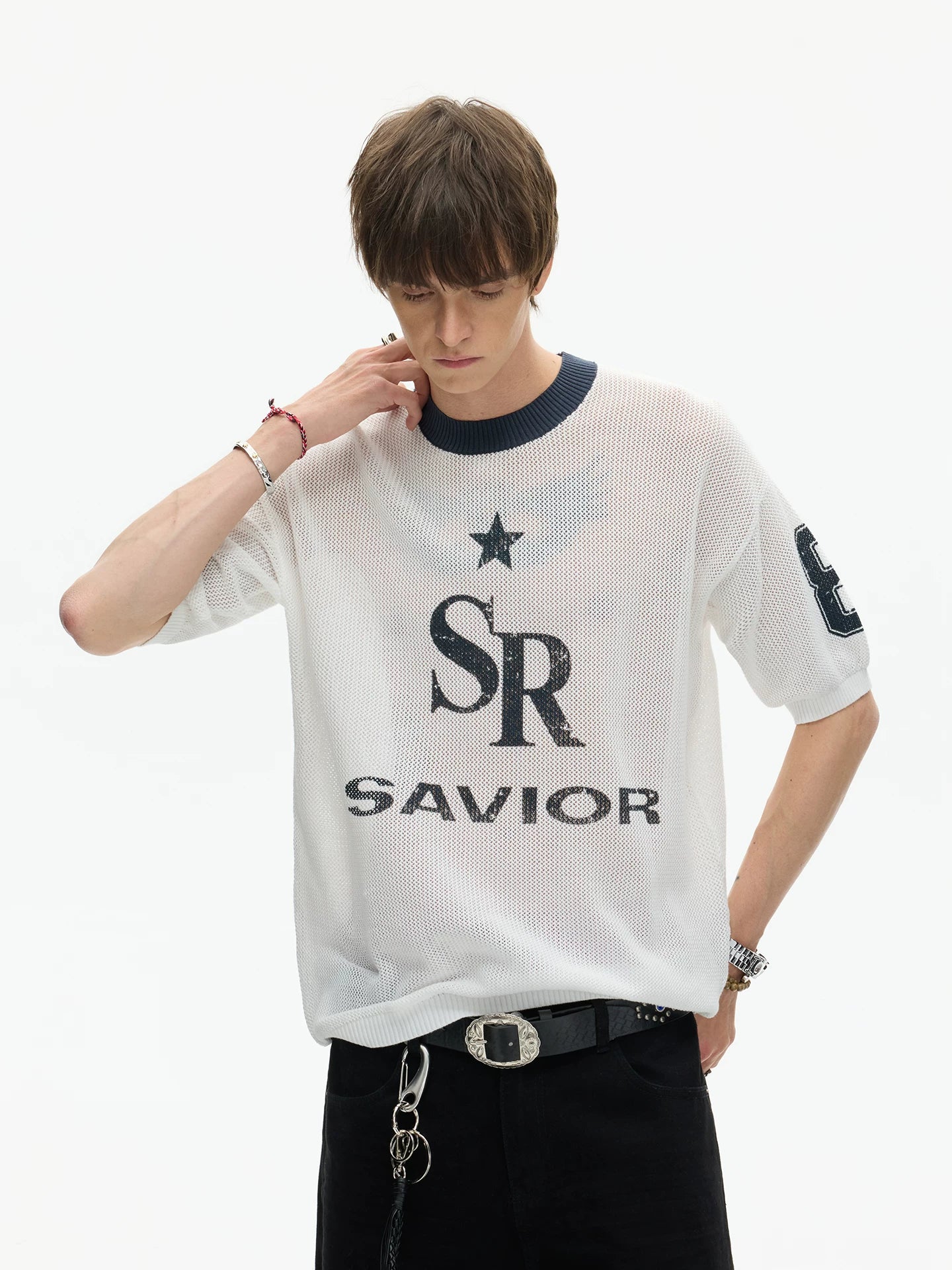Savior Mesh Star Savior Mesh Varsity Tee