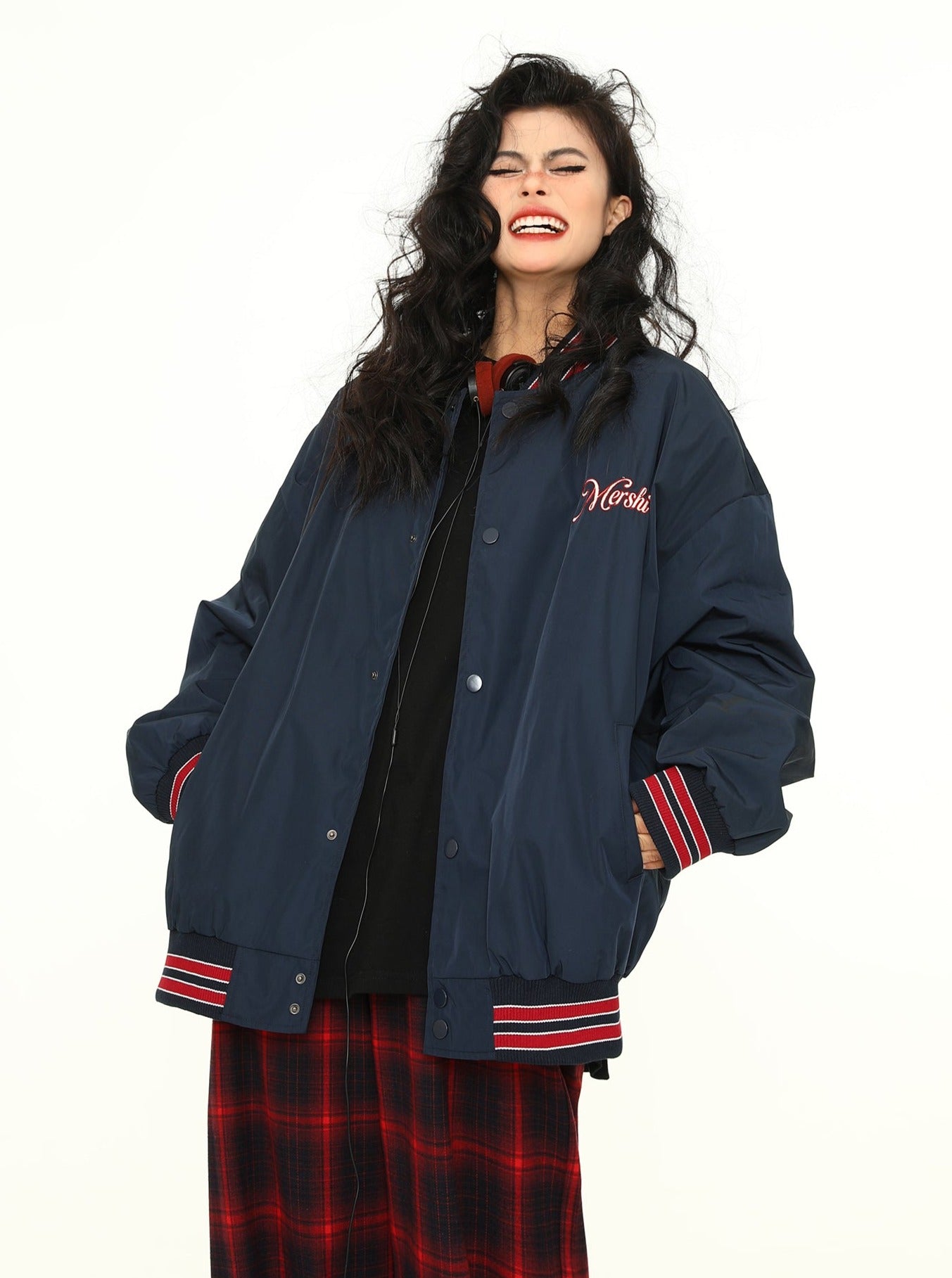 Varsity-Style Bomber Jacket