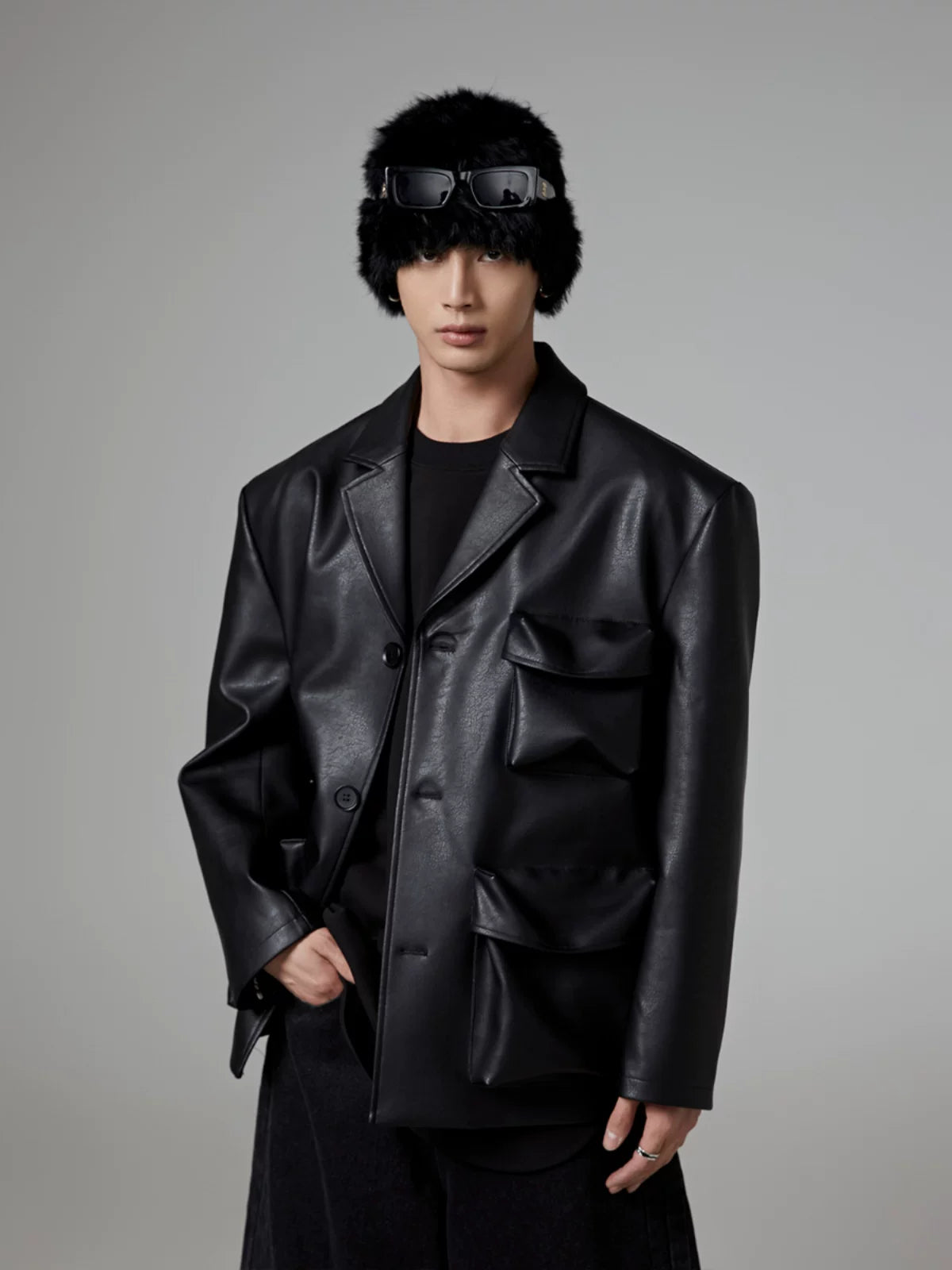 Midnight Vault Padded Pocket Blazer