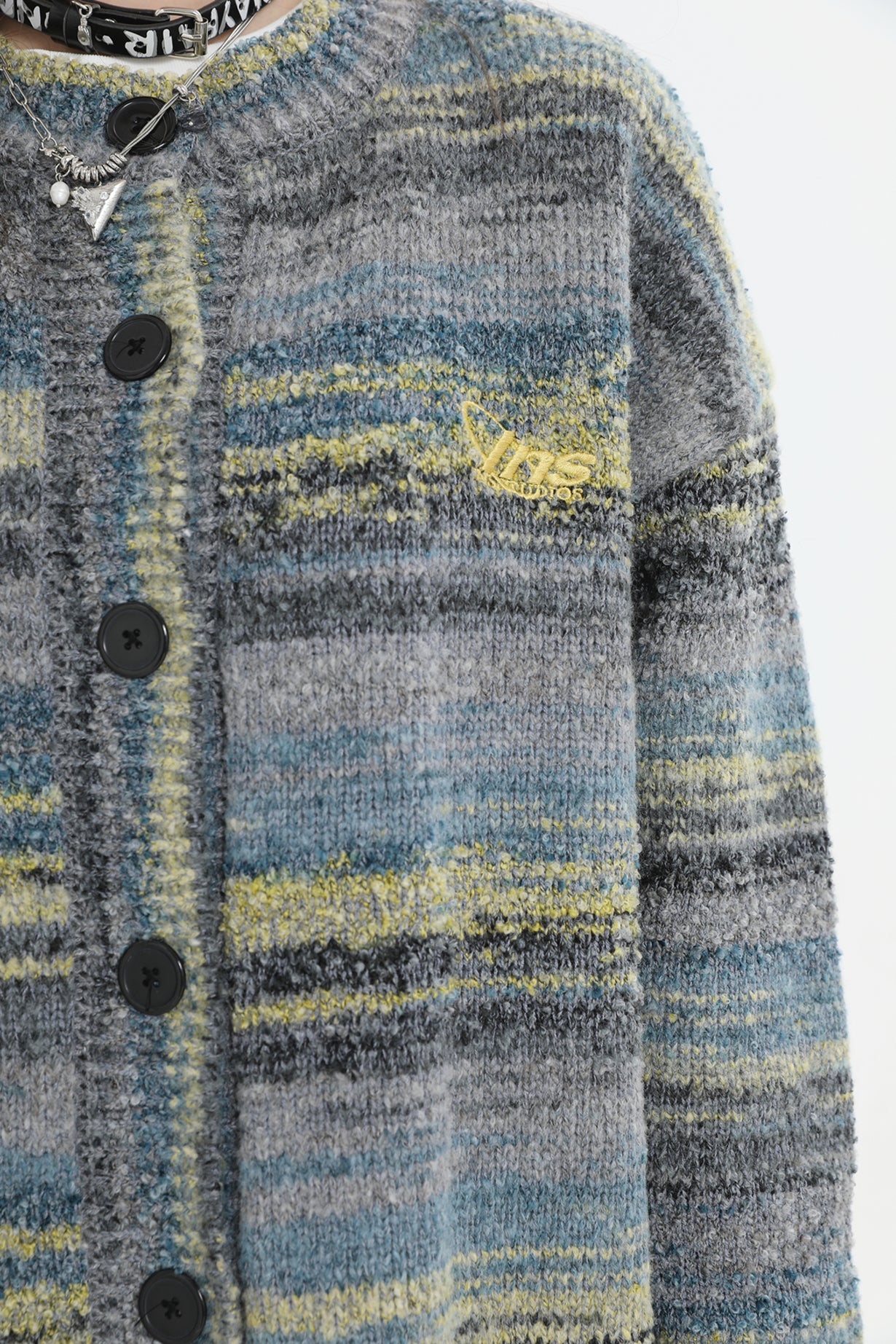 Artistic Painting Loose Knit Sweater - chiclara