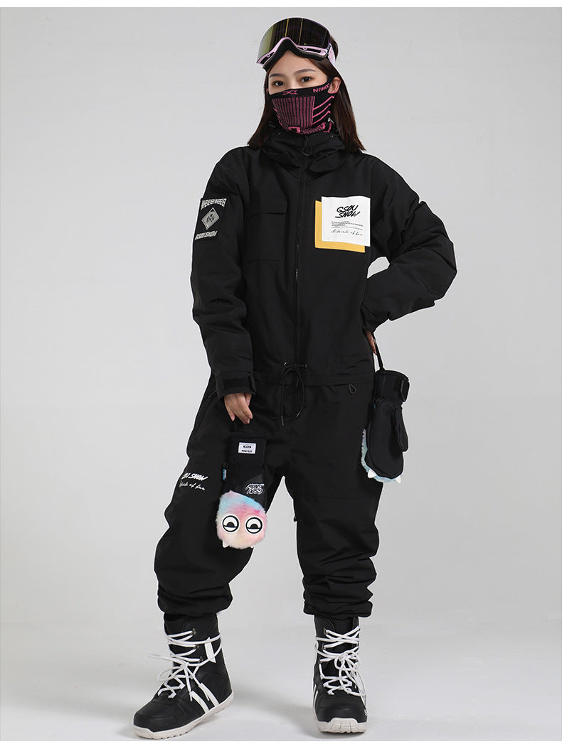 Workwear-Style Snowboard Boiler Suit