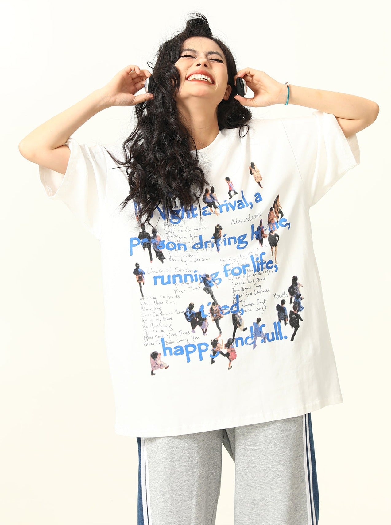 Streetwear Graphic Design Oversized T-Shirt