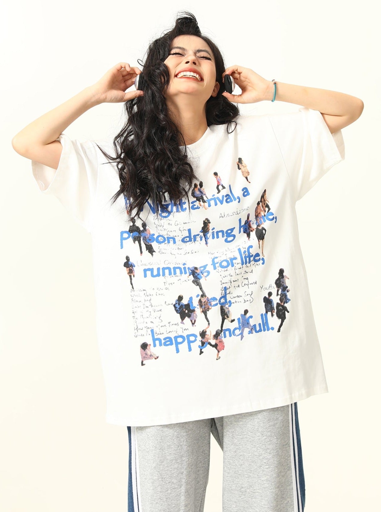 Graphic Print Oversized T-Shirt