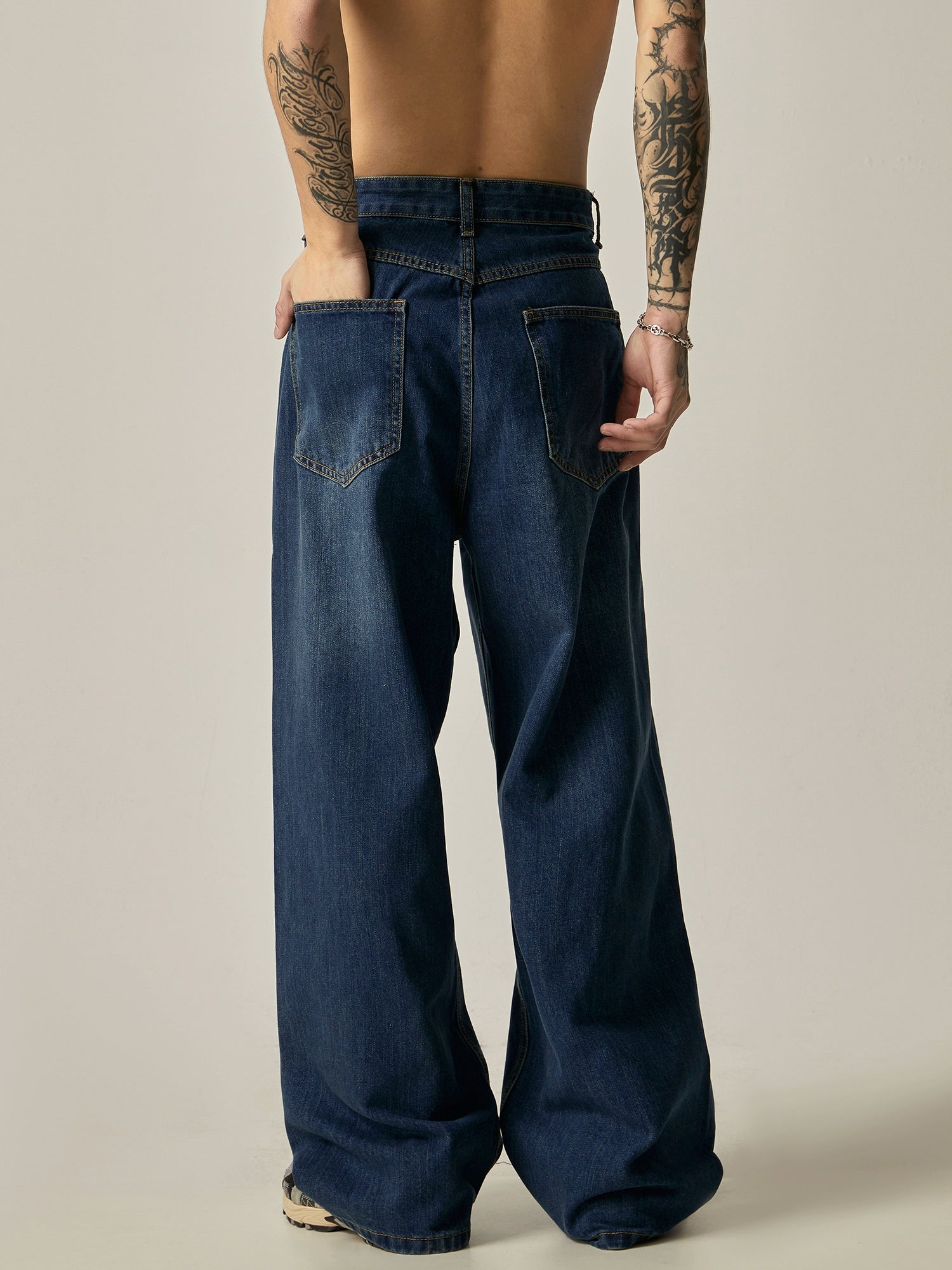 Harbor Fade Ultra-Wide Jeans