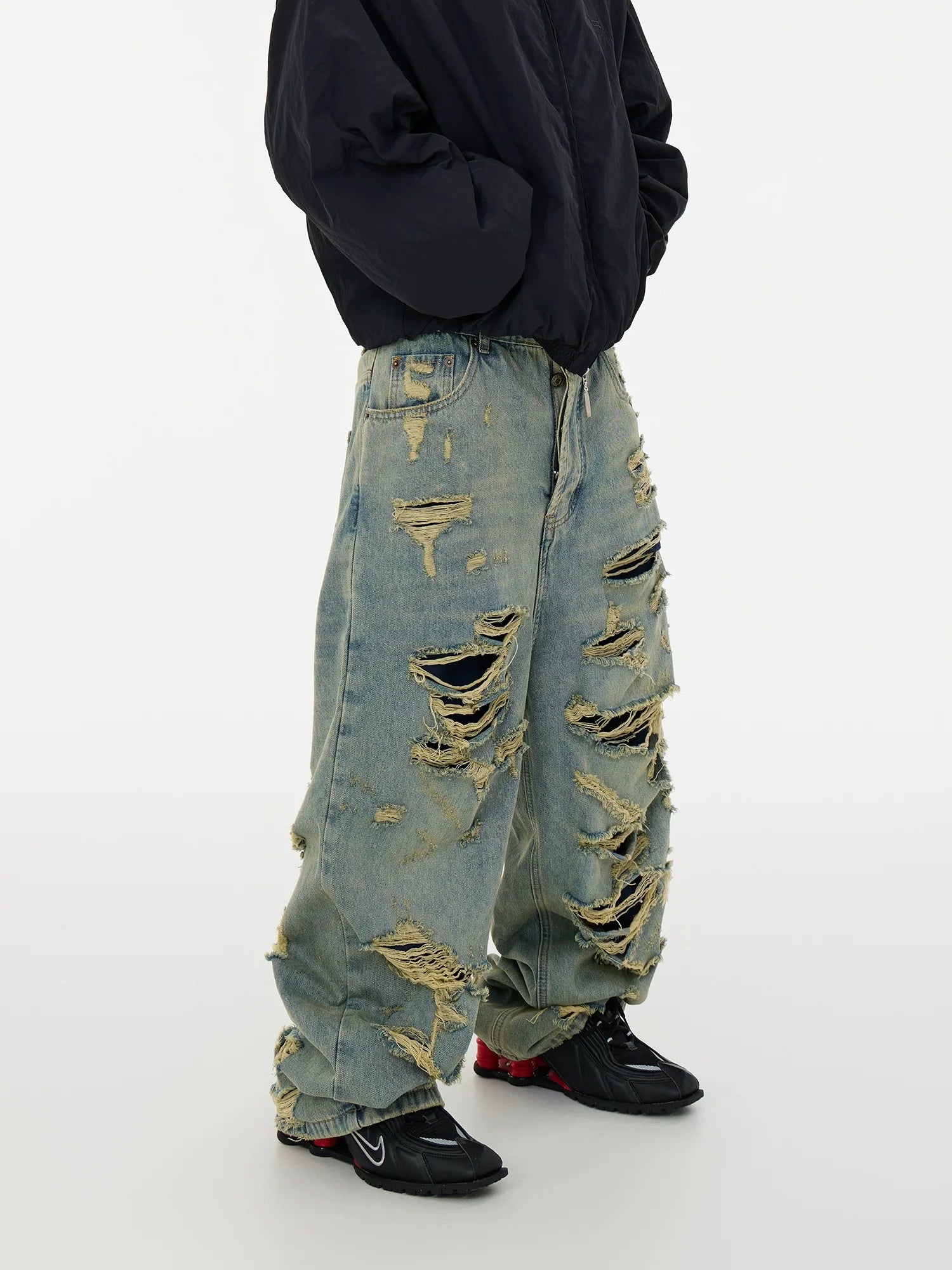 Extreme Destroyed Vintage Baggy Jeans