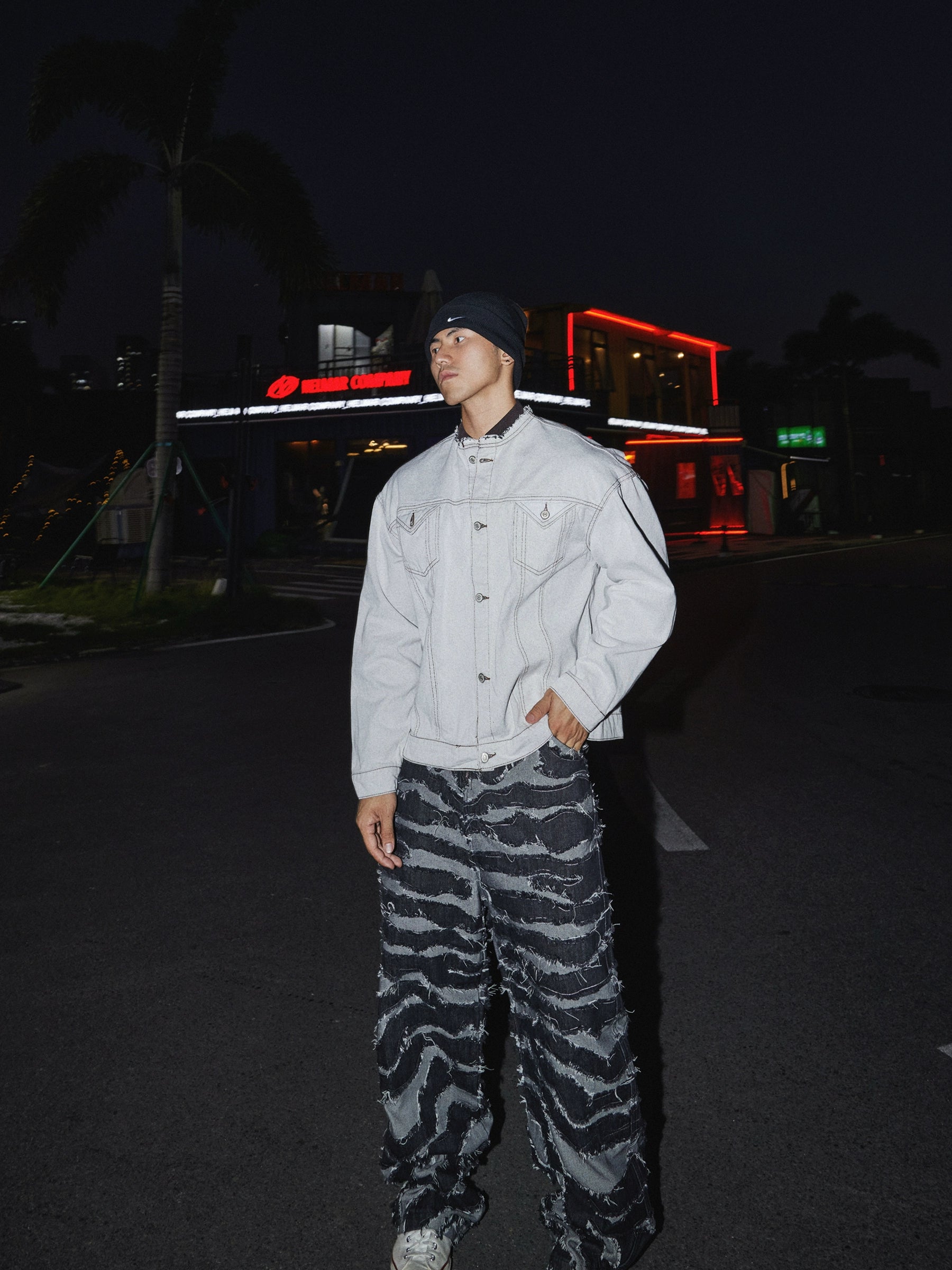 Neon Nightlight Denim Jacket