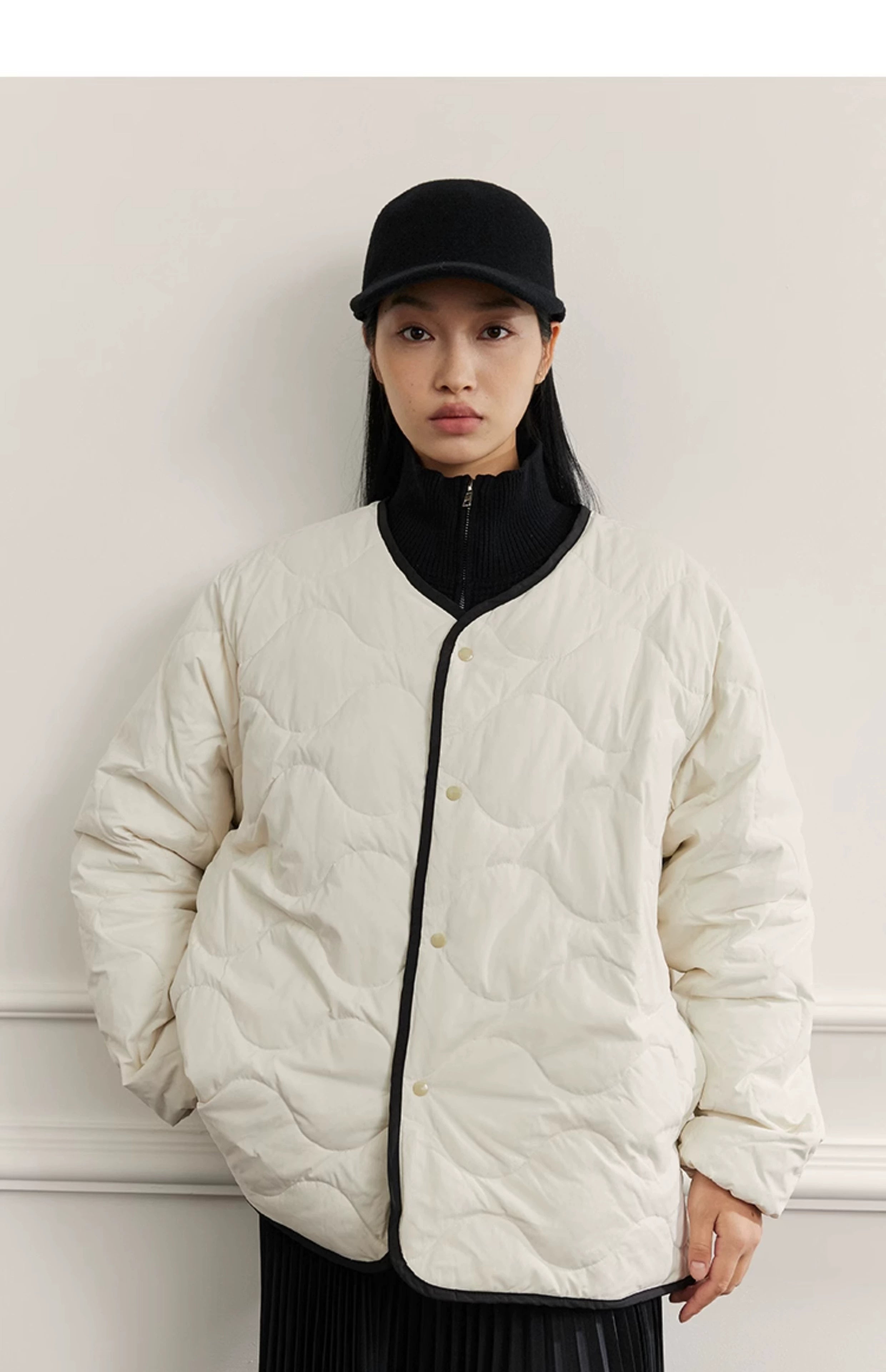 Short Double-Sided Down Jacket