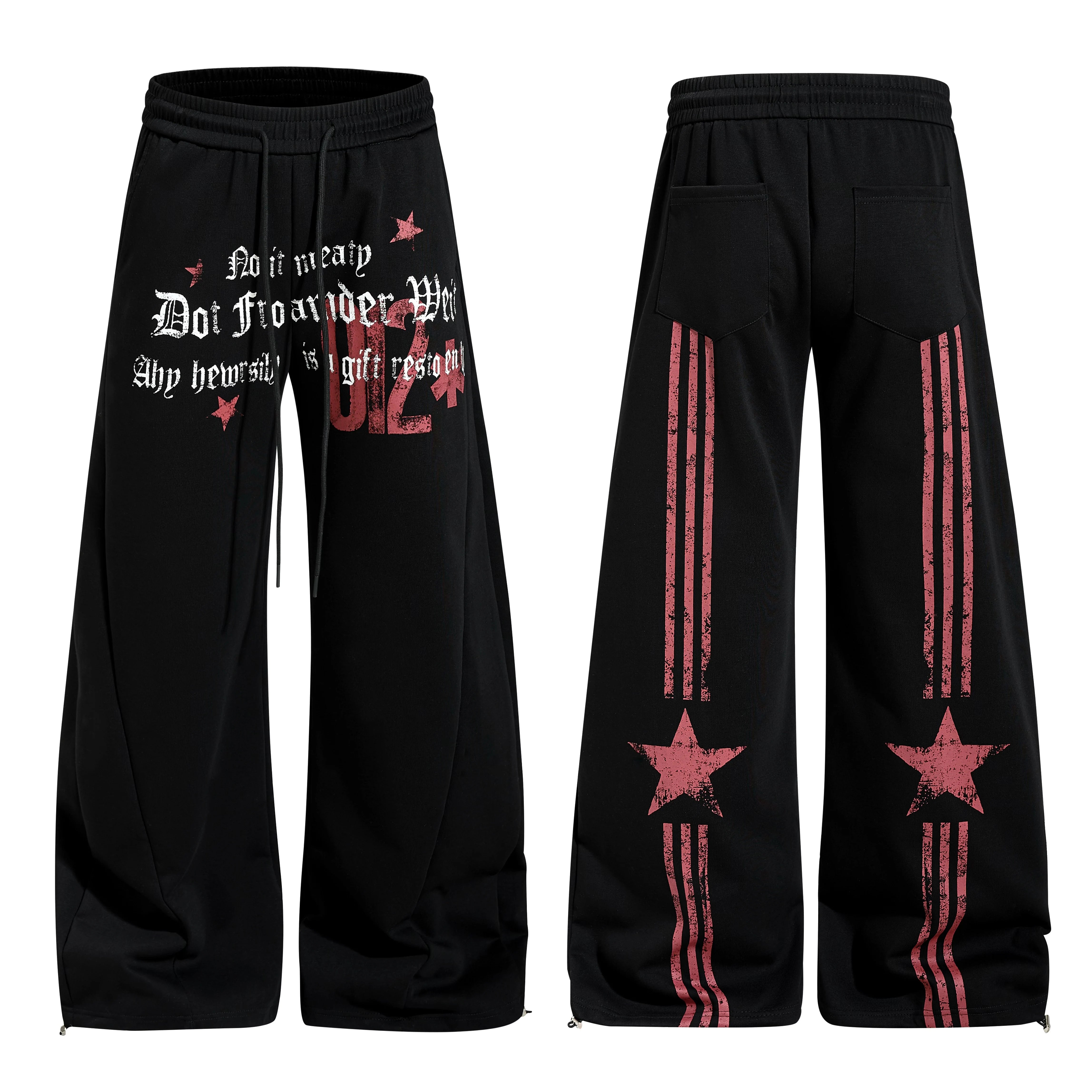 Starbound Script Varsity Stripe Sweatpants