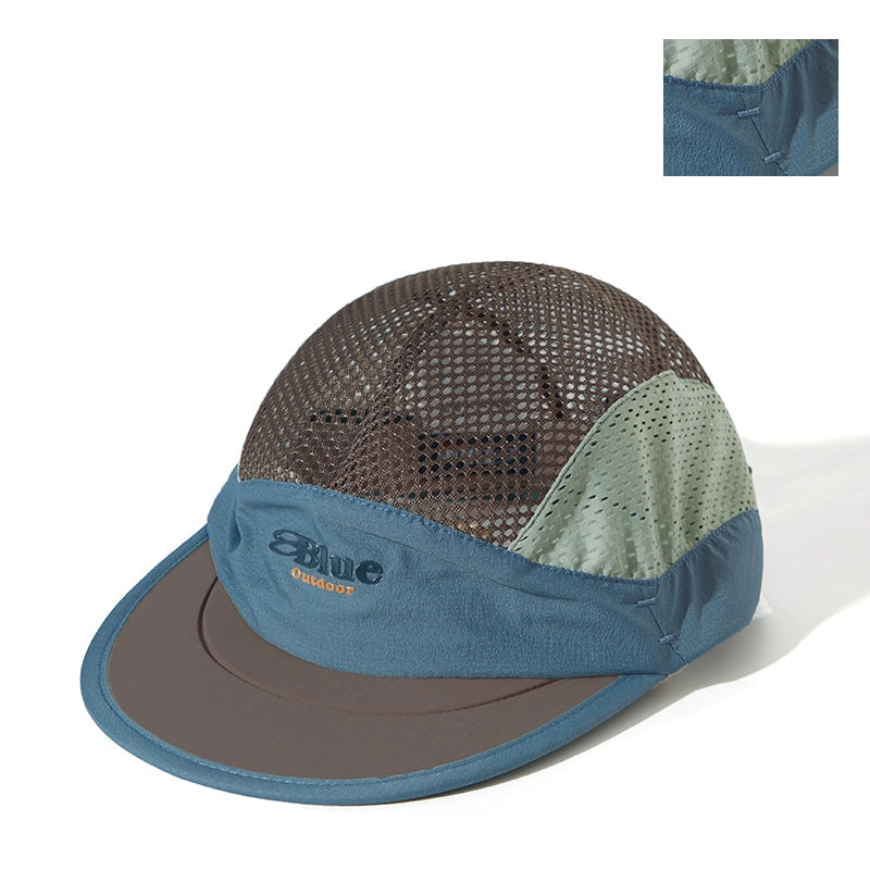 Colorblock Mesh Outdoor Sports Cap