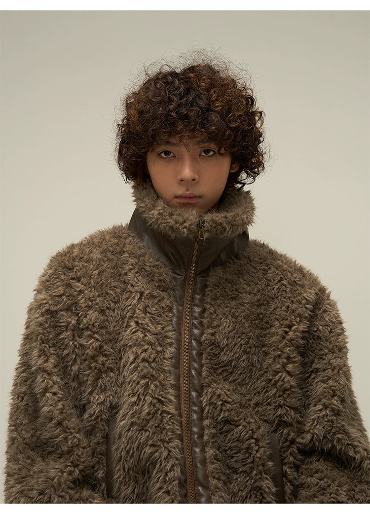 Mocha Cloud Shearling Jacket