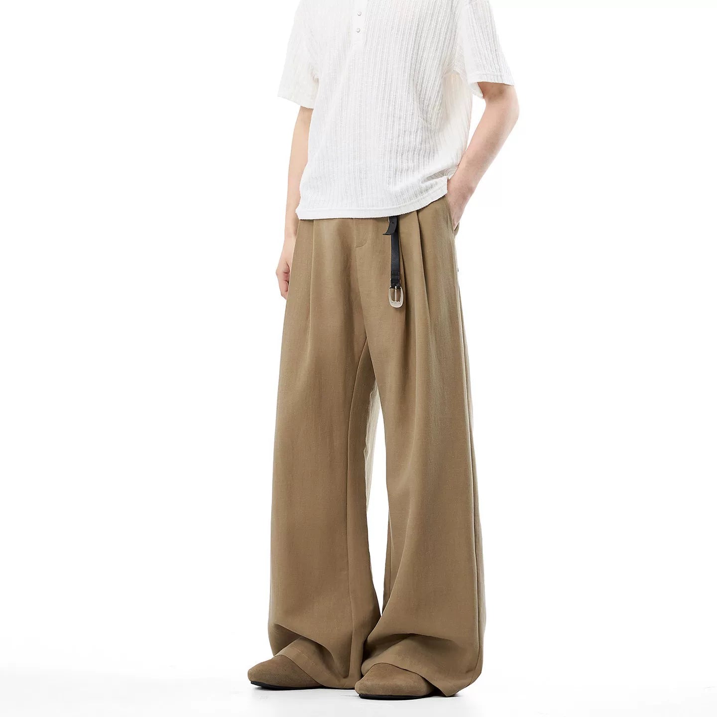 Soft Drift Wide-Leg Trousers
