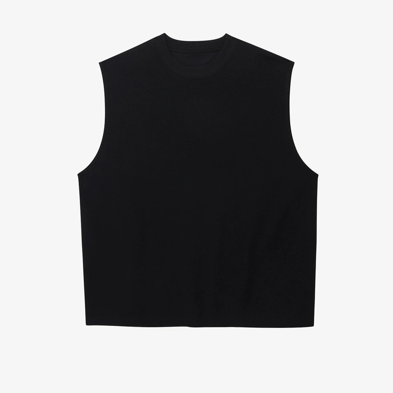 Crew Neck Sleeveless Vest/Tank Top