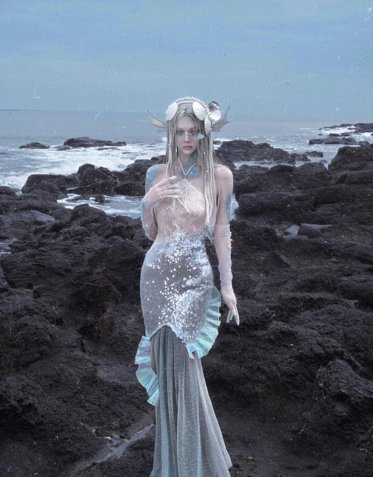 Polarized Gown Mermaid Dress