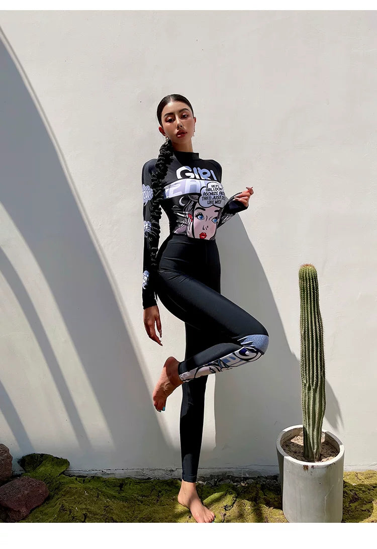 Bubble Pop Comic Surf Suit