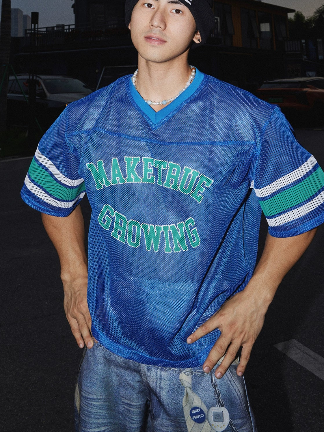 MakeTrue Mesh Varsity Tee