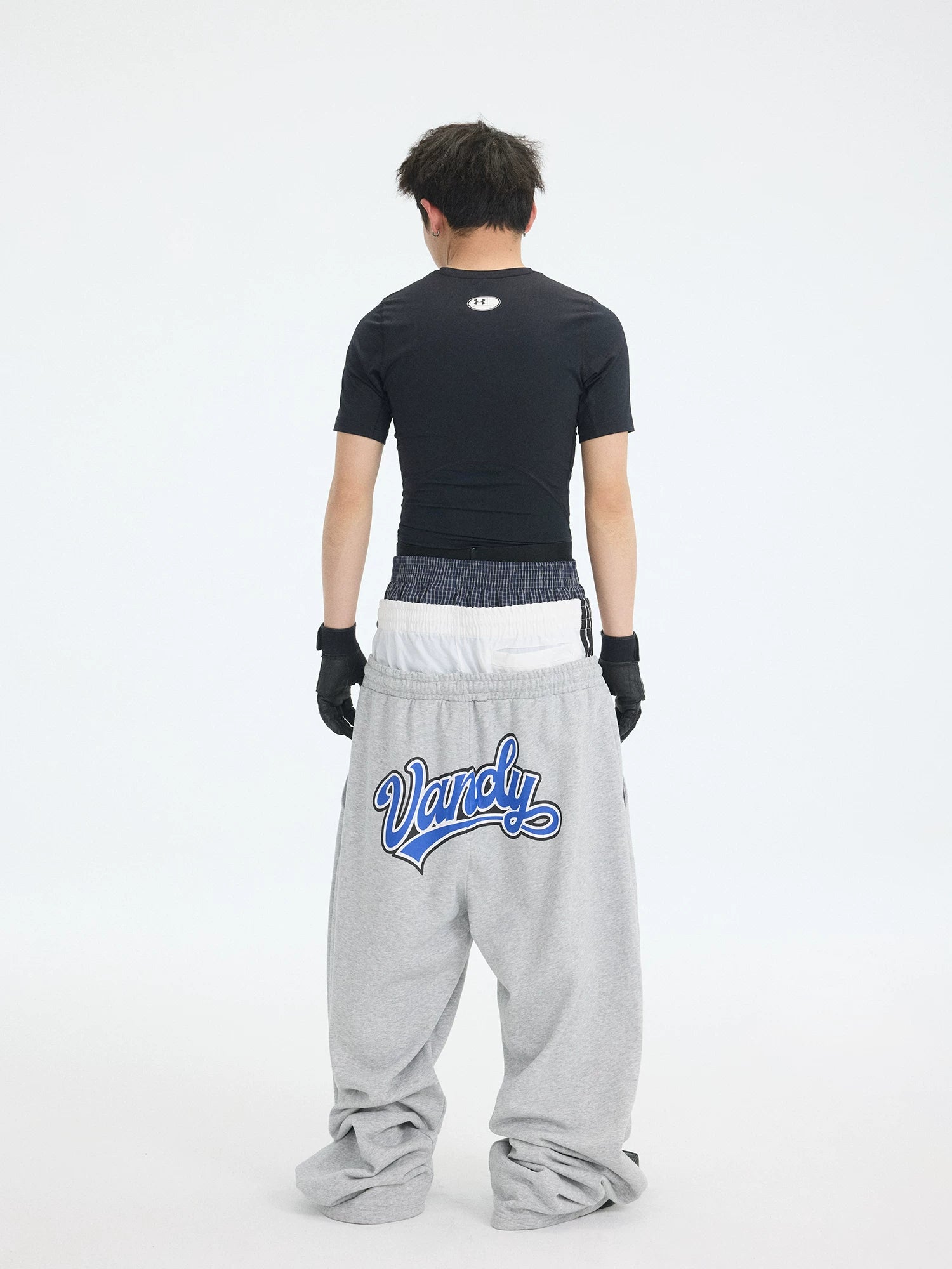 Protocol Double-Waist Stadium Sweatpants