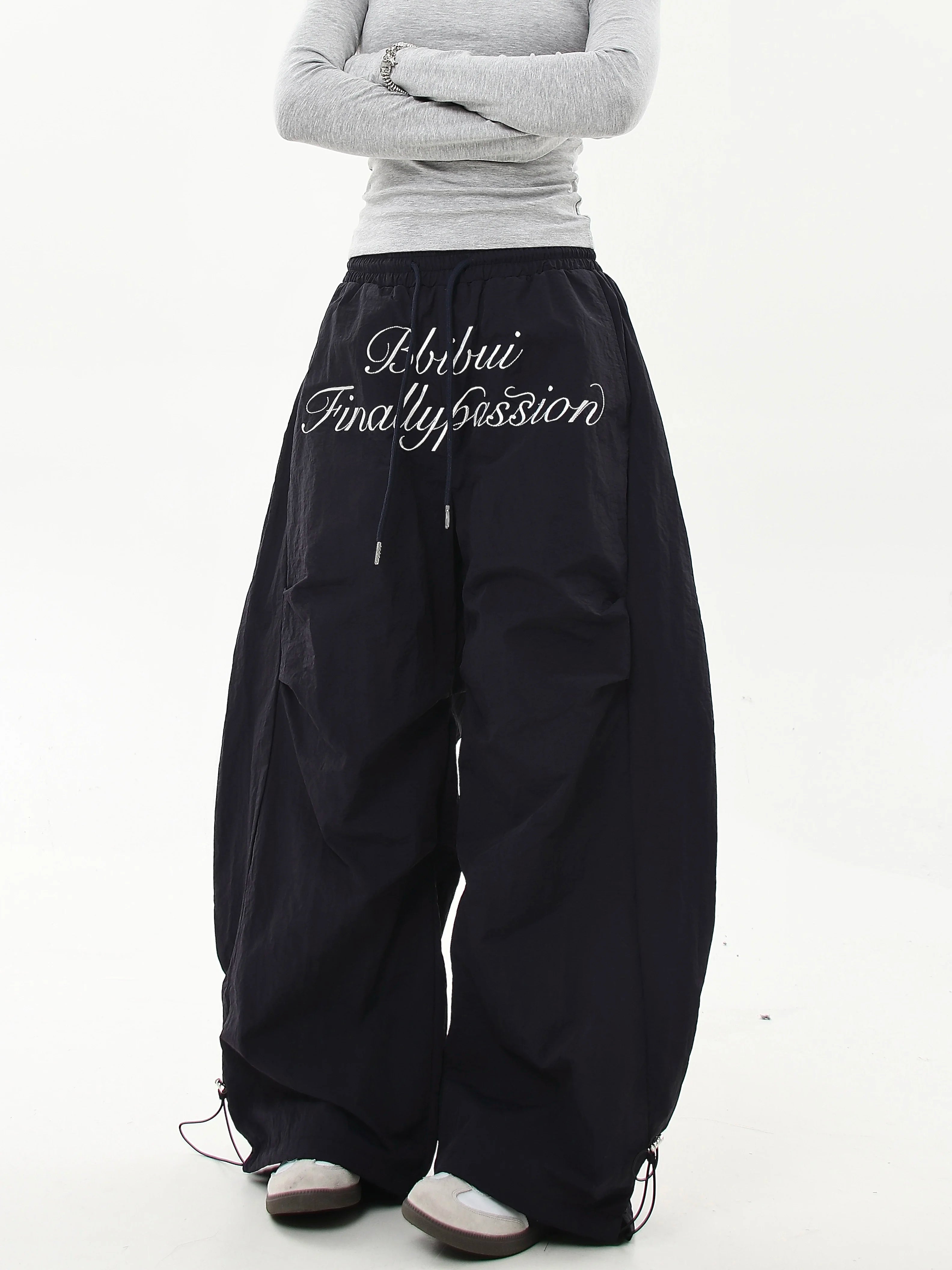 Scripted Devotion Parachute Pants