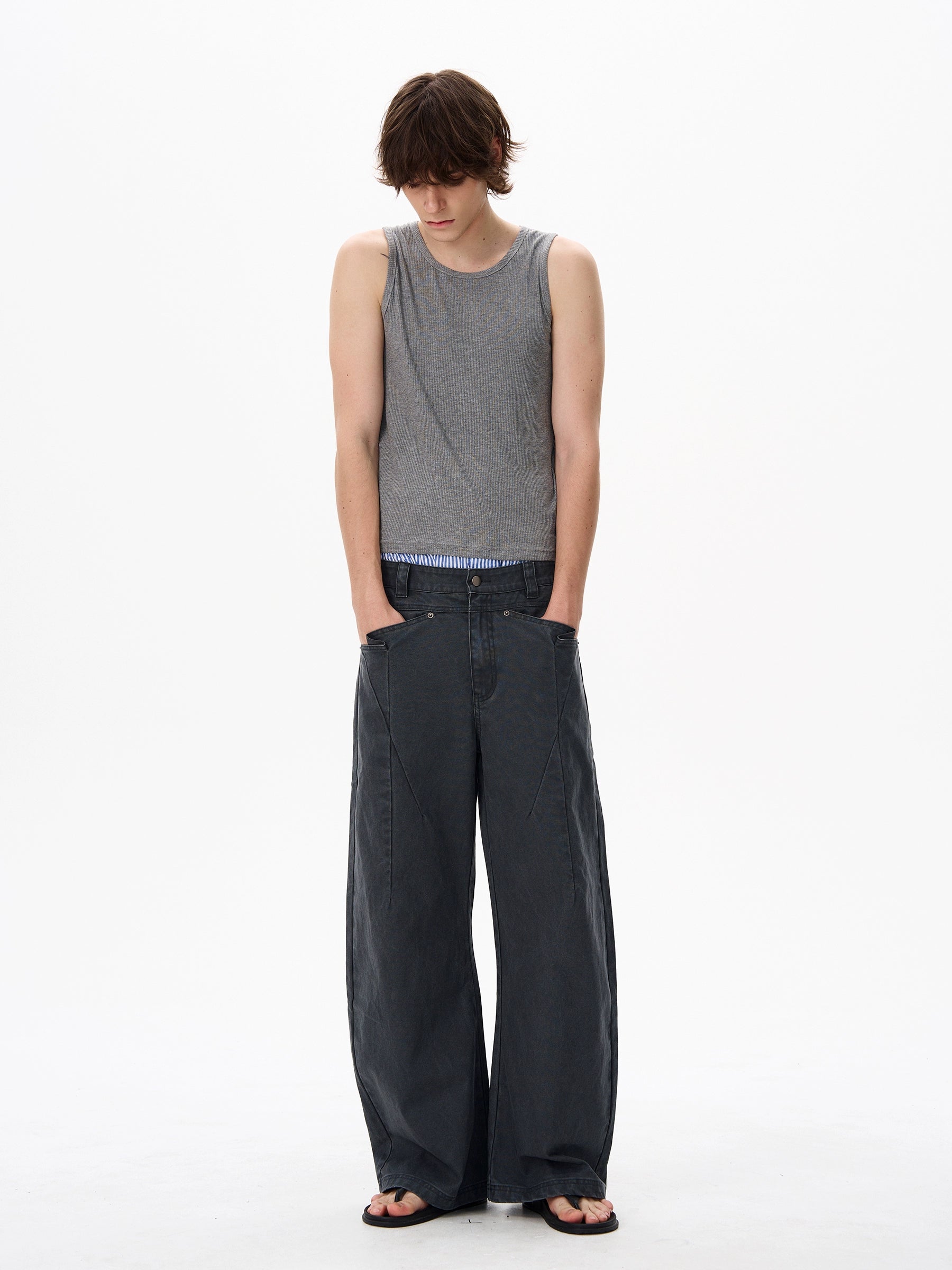 Ribbed Cotton Tank Top