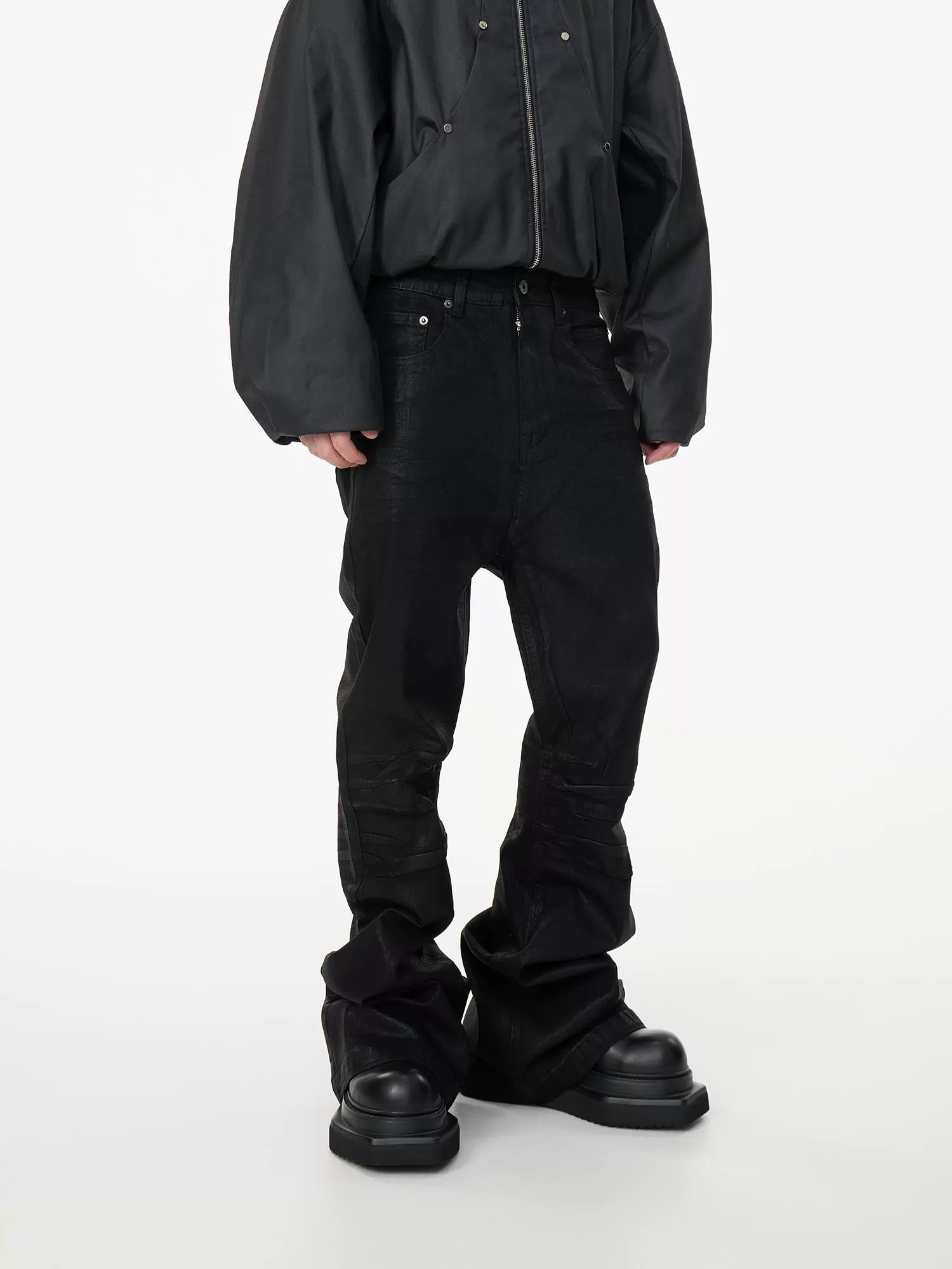 Midnight Stacked Panel Denim Jeans