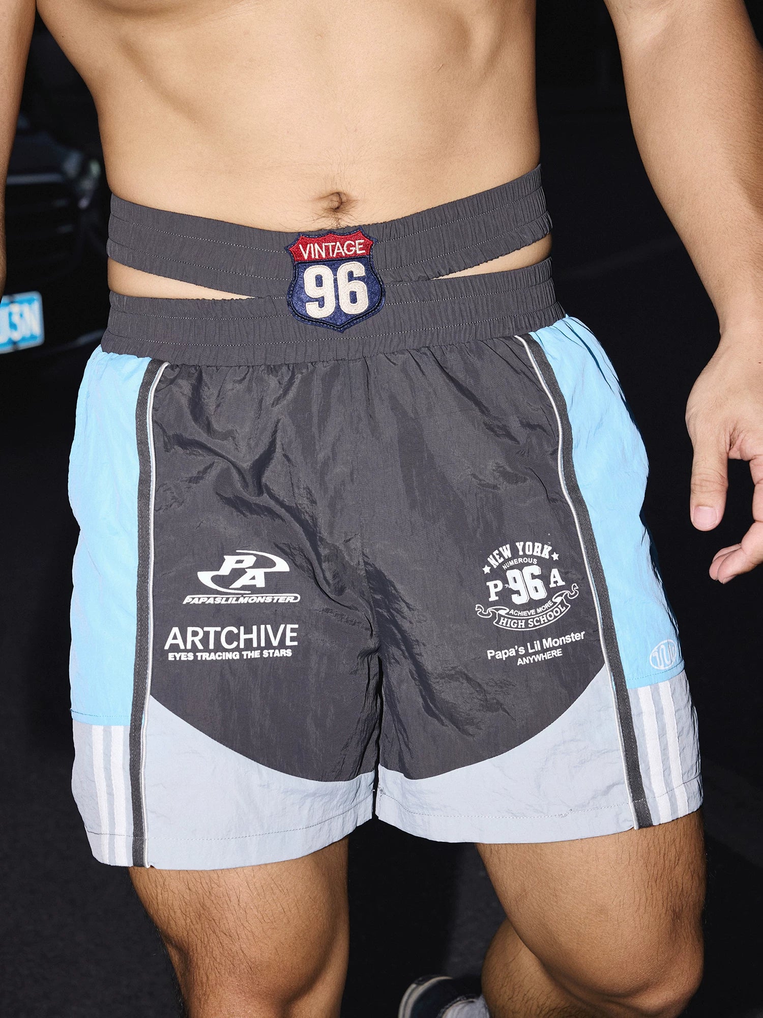 Vintage New York Track Archive Shorts