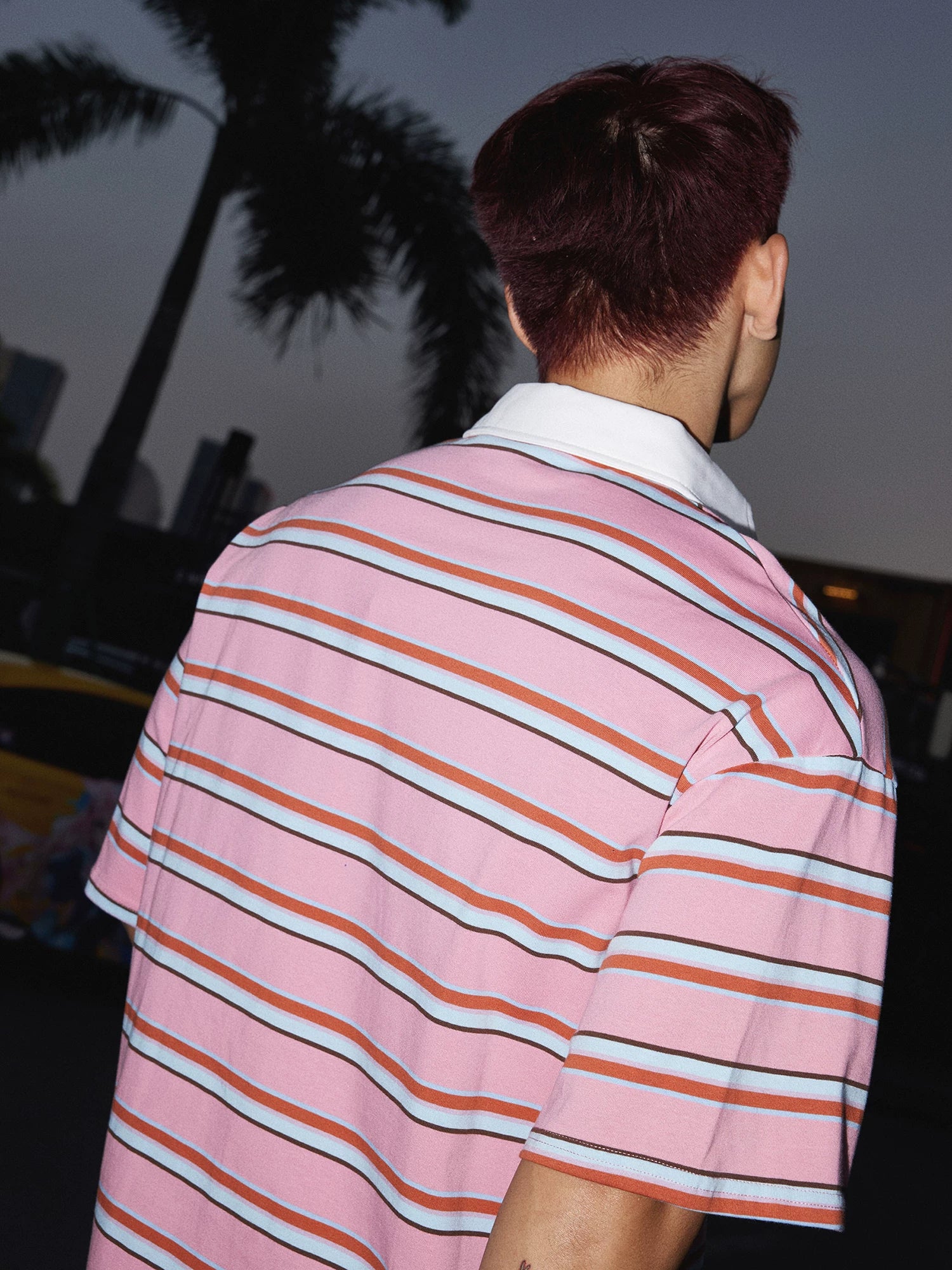 Sunset Boulevard Stripe Polo