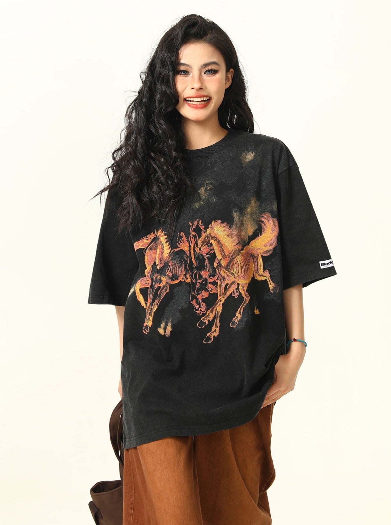 Fire Horse Print Tee