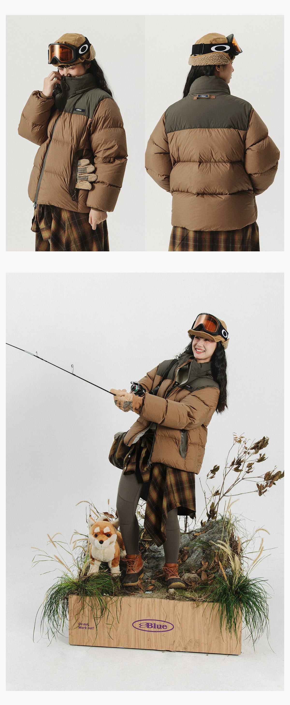 Water-Resistant Outdoor Puffer Jacket
