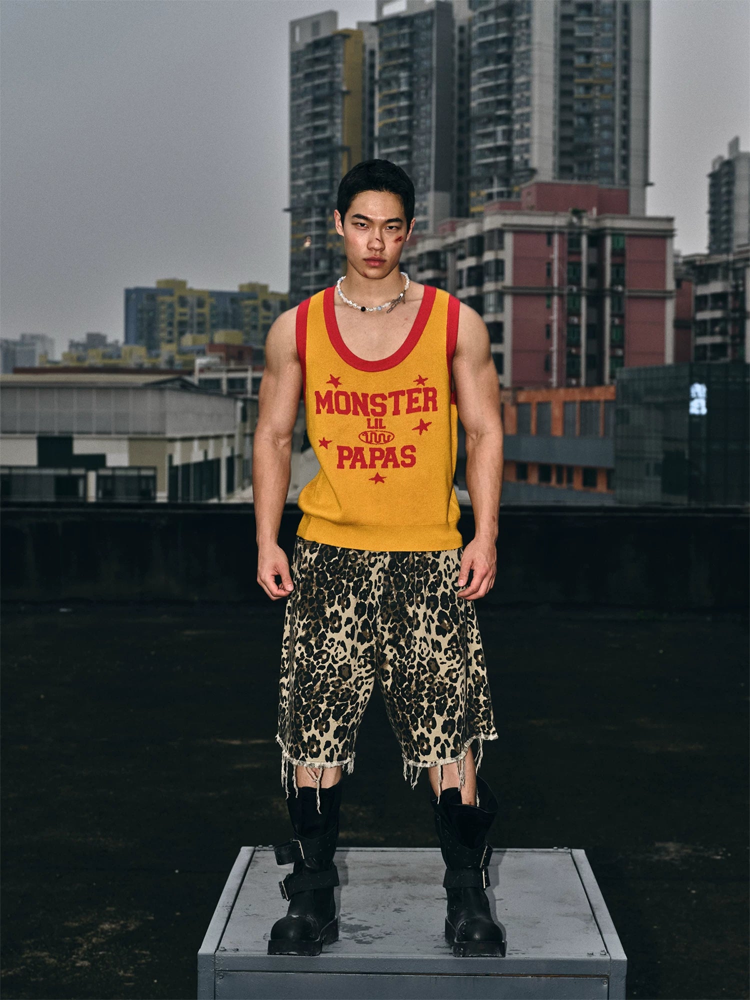 Golden Ring Knit Tank Top