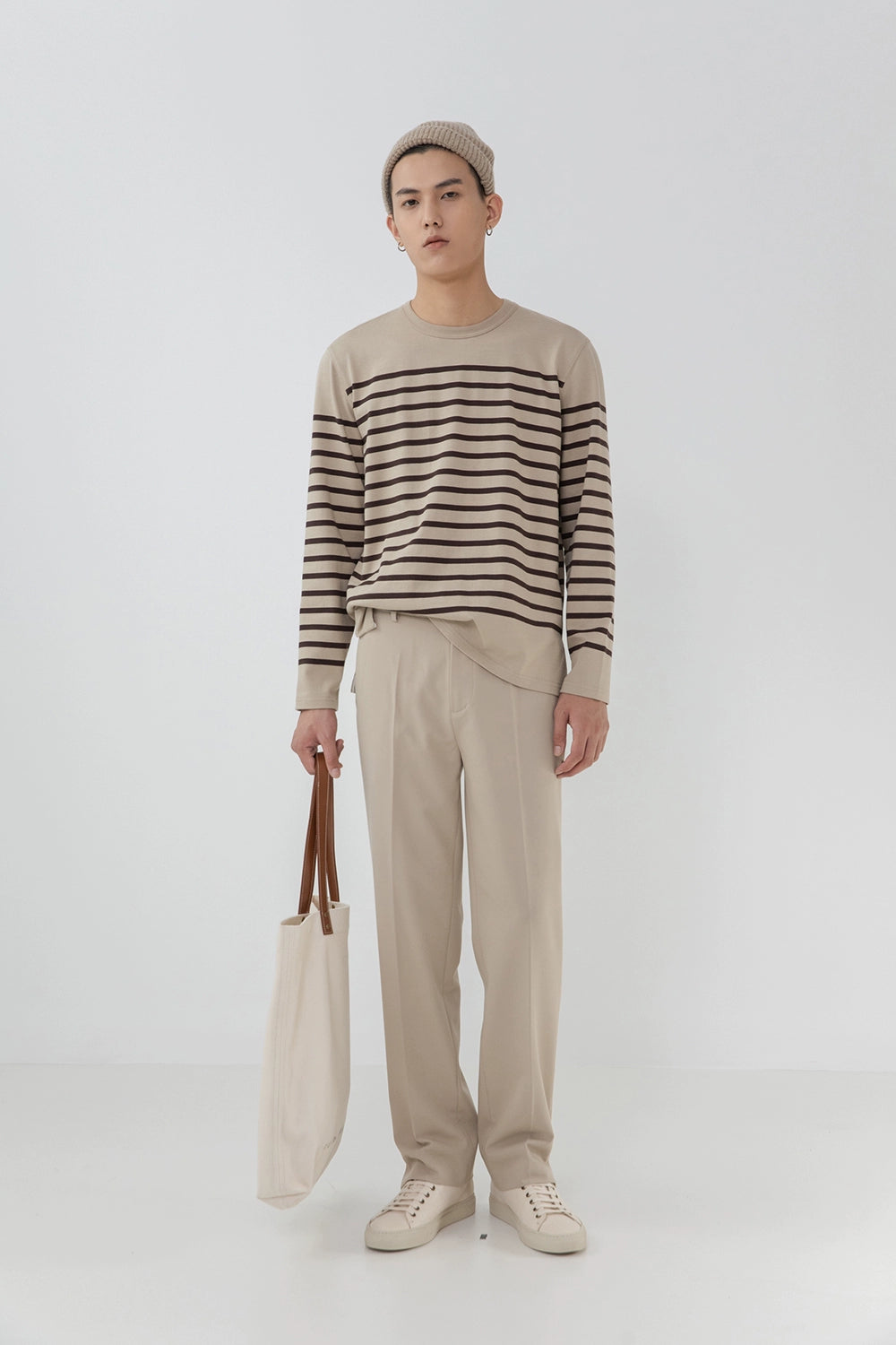 Split Hem Straight Pants