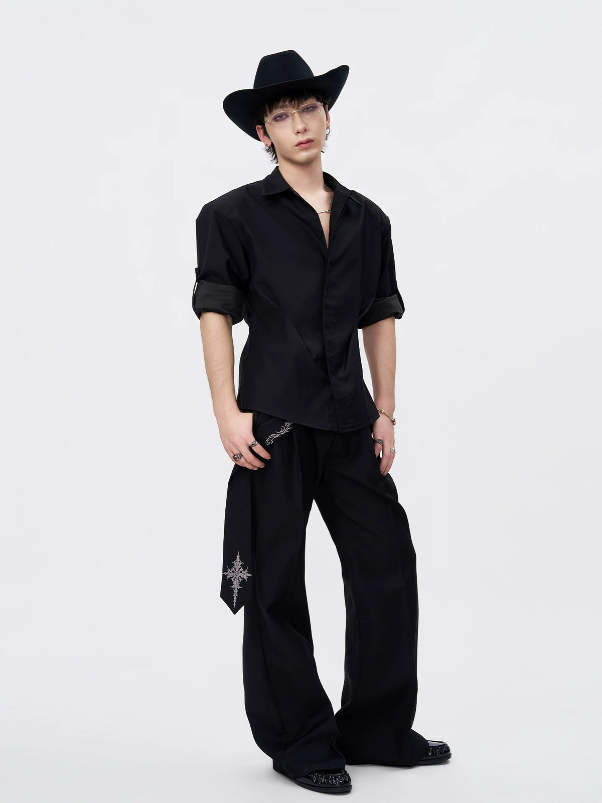 Sculpted Seam Fitted Shirt