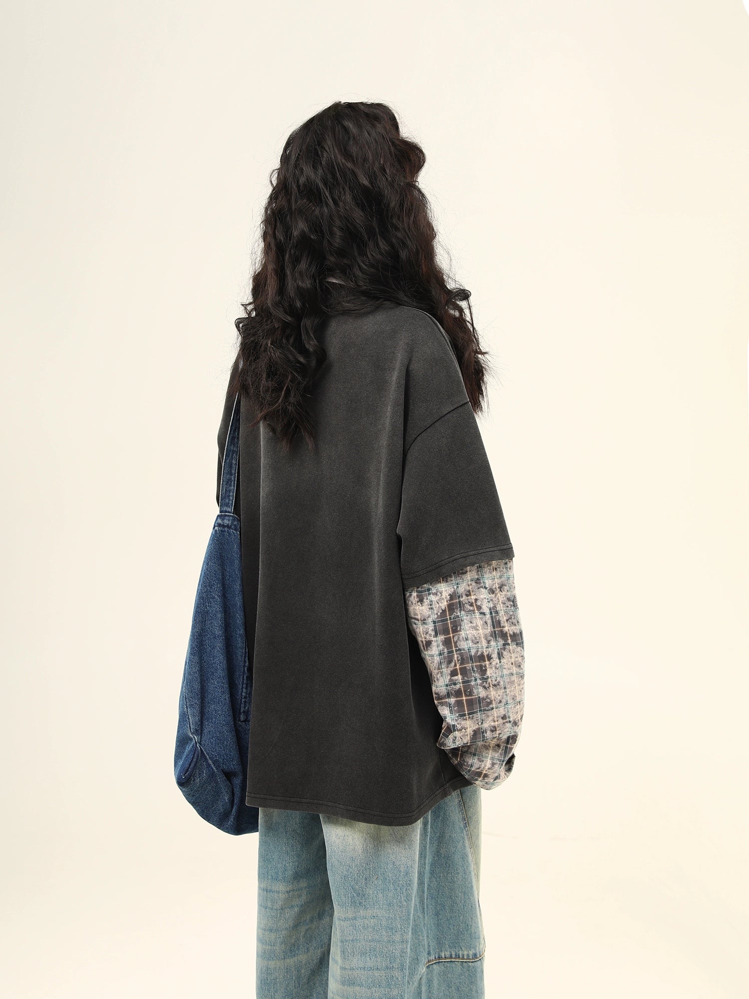 Retro Street Graphic Layered Tee