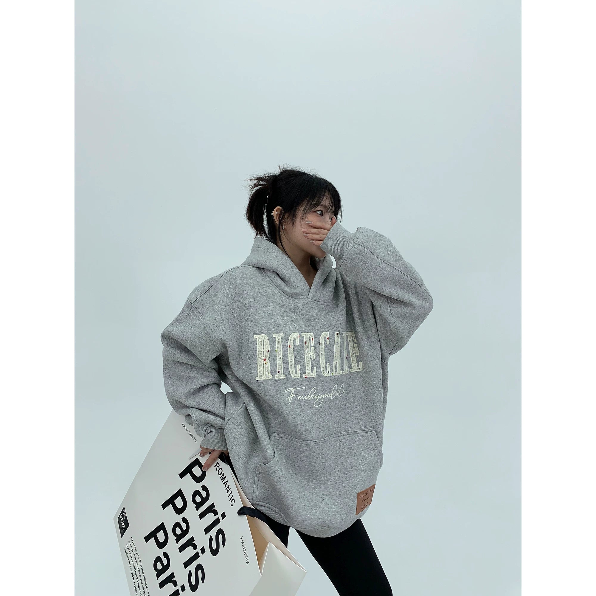 Oversize Bubble Logo Hoodie
