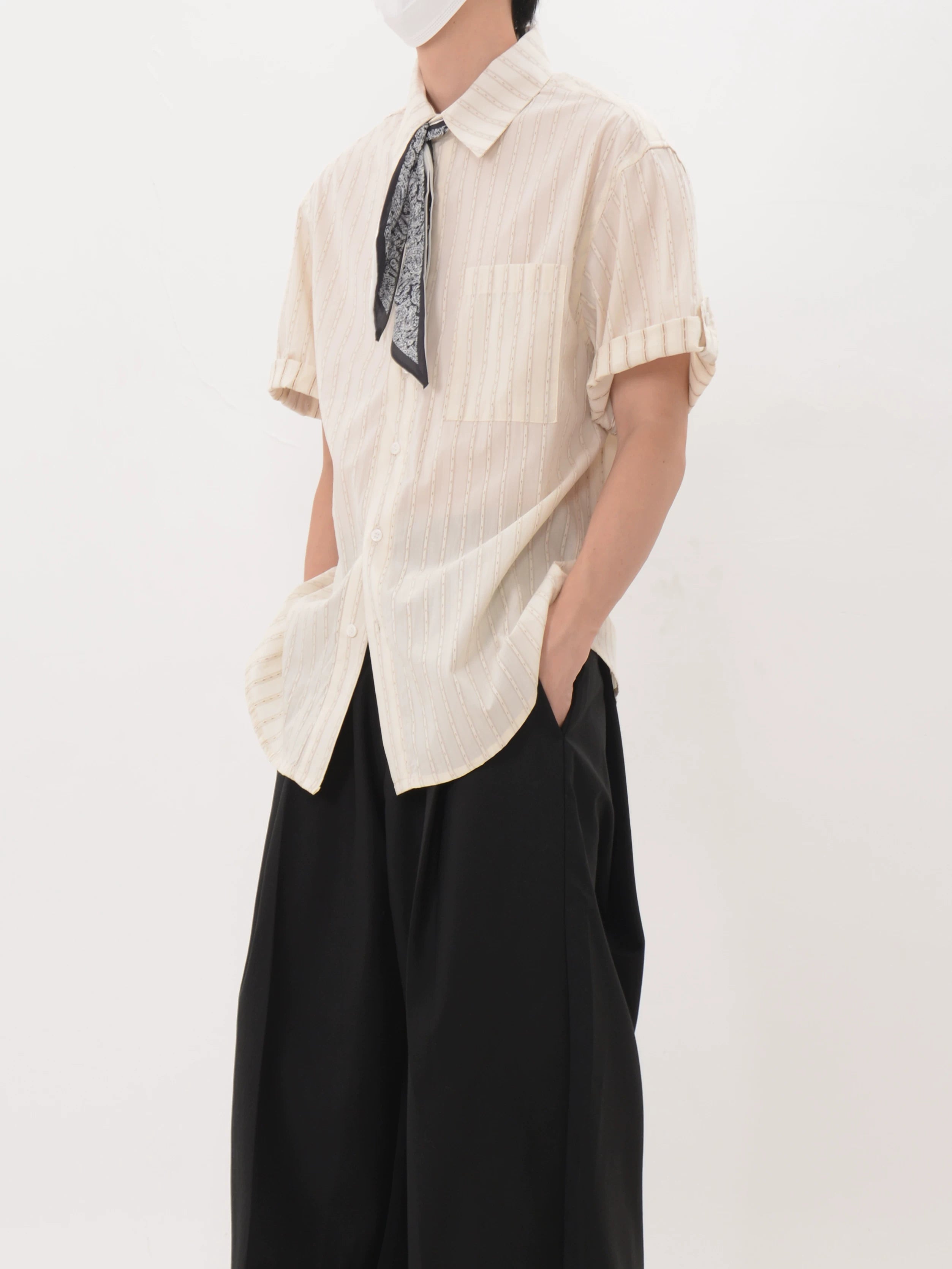 Bandana Chainstripe Short Sleeve Shirt