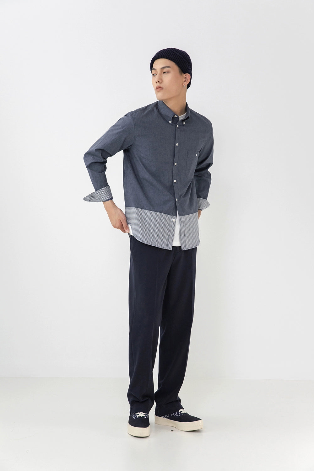 Split Hem Straight Pants