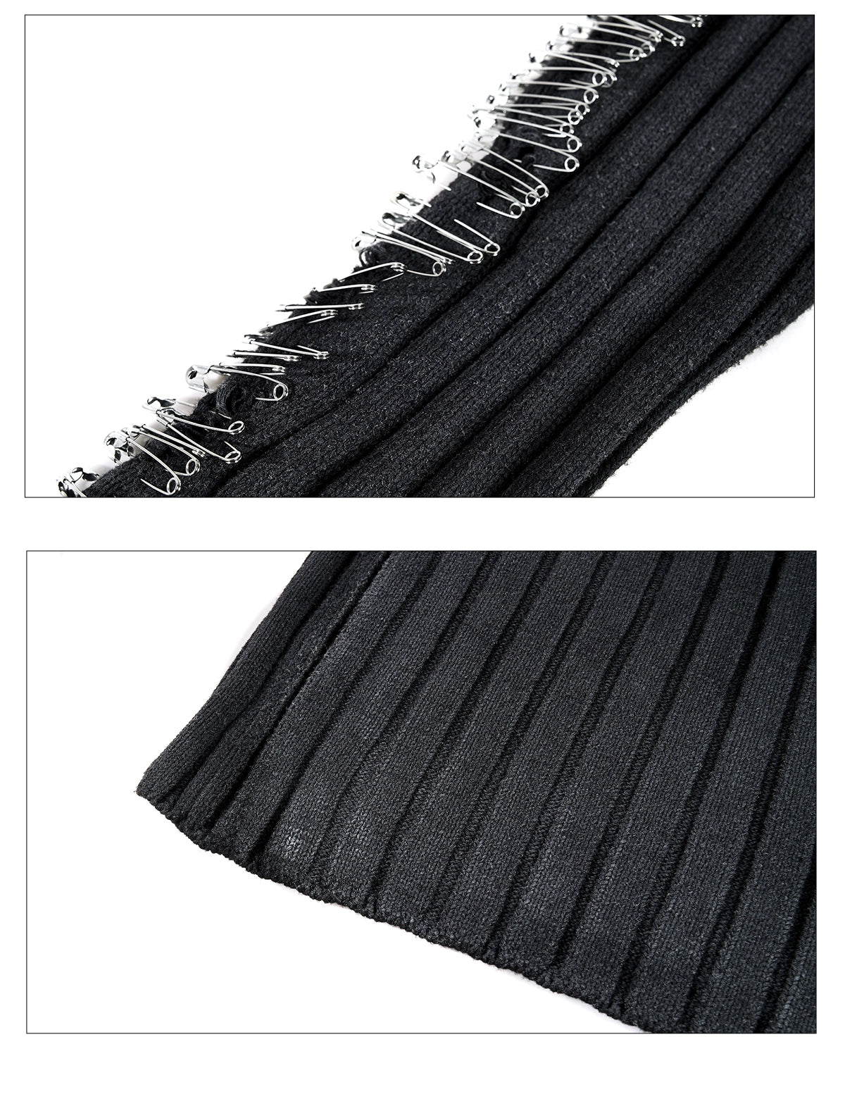 Steel Thorn Hooded Knit Sweater