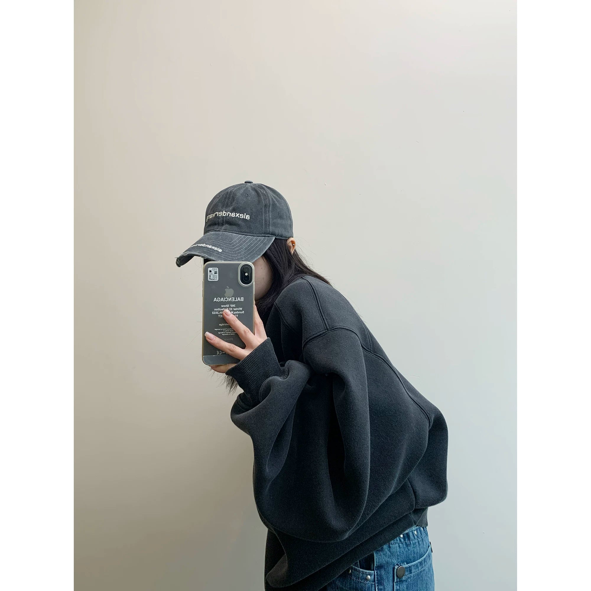 Crest V-Neck Sweatshirt