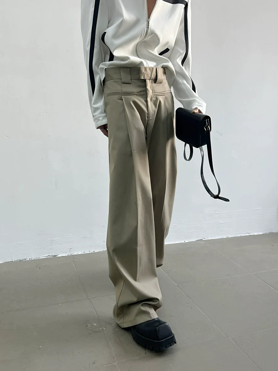 Obsidian Vault Pleat Trousers