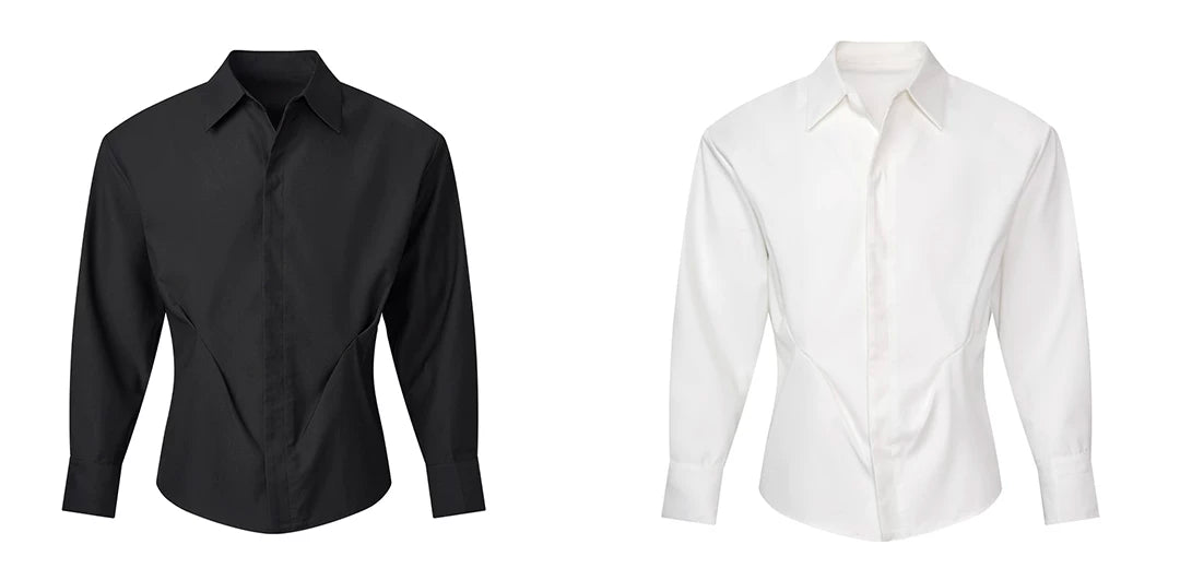 Sculpted Seam Fitted Shirt