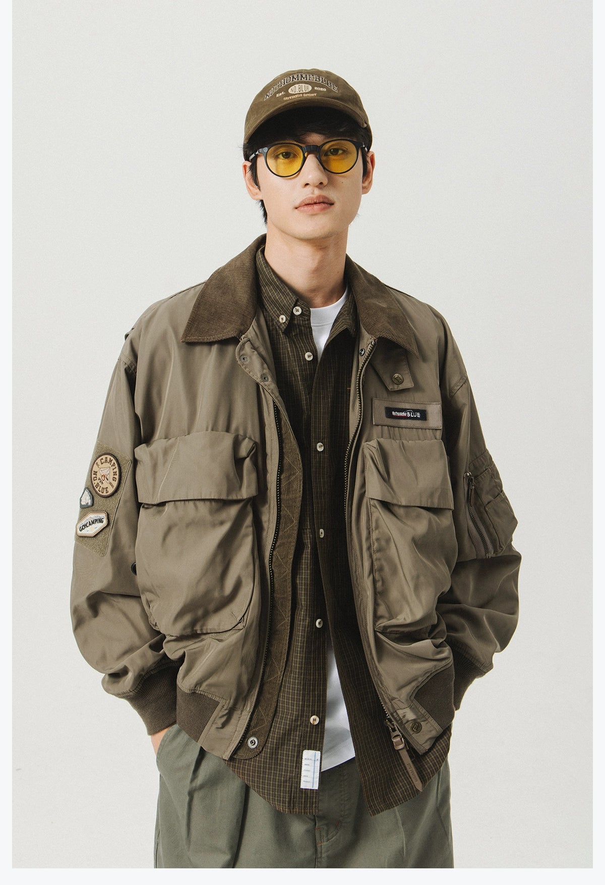 Utility Pocket Bomber Jacket