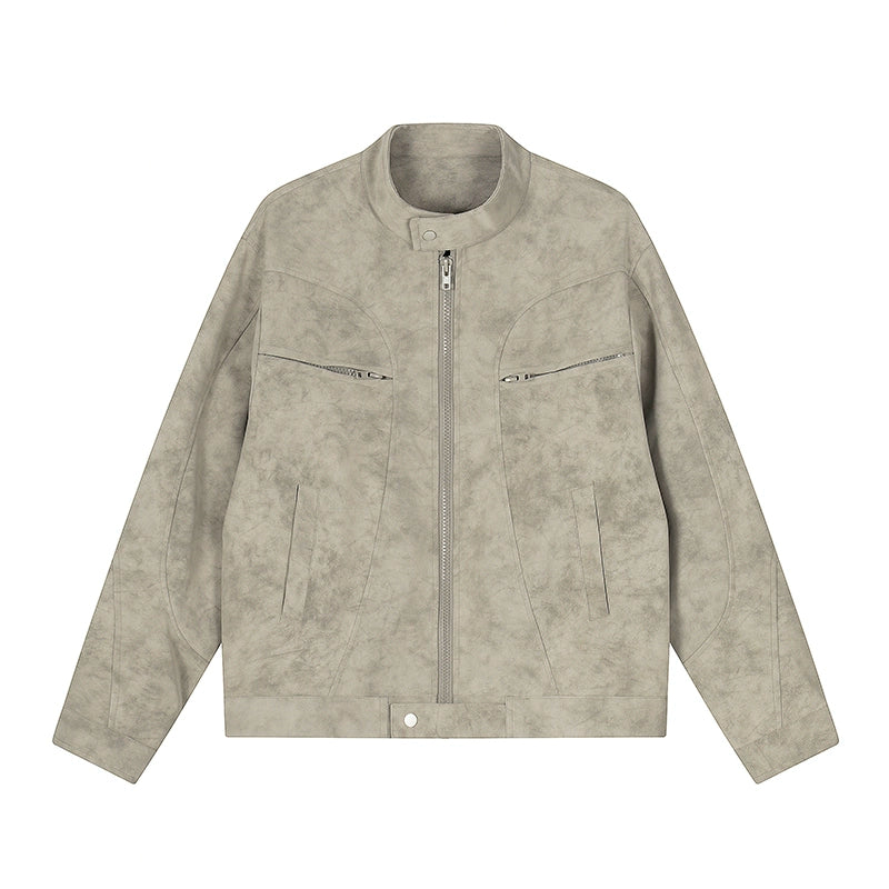 Drift Faux Suede Zip Jacket