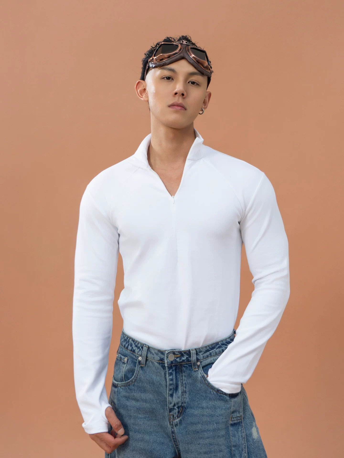 Aviator Sleek Stretch Quarter-Zip Top