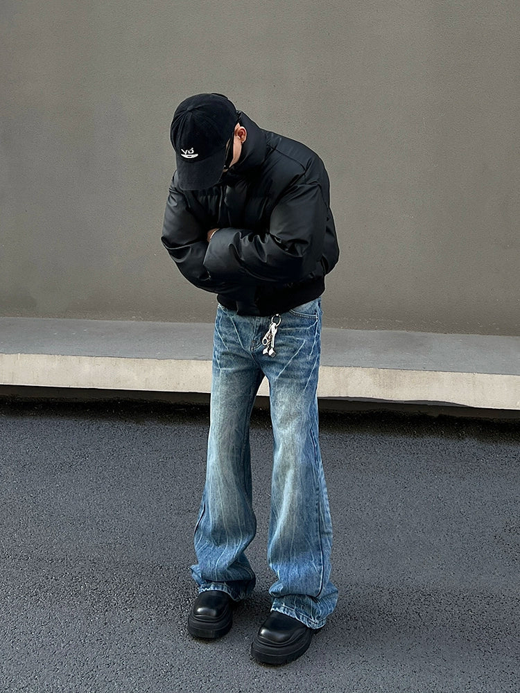 Frostline Vein Distressed Jeans