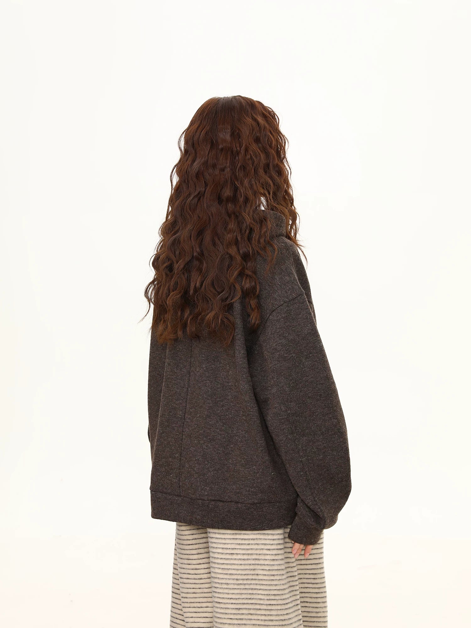 Cocoa Trail Zip-Up Fleece Hoodie